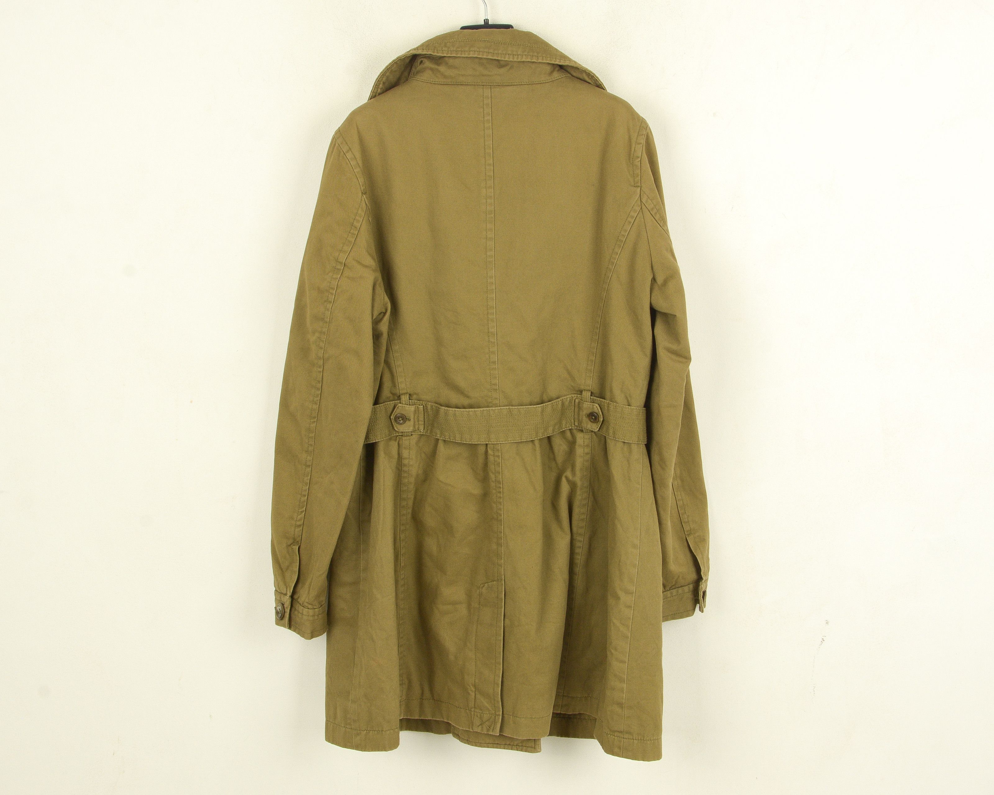 Tommy Hilfiger Women XL Jacket Coat Mac Double Breasted Belted Padded Size XL / US 12-14 / IT 48-50 - 4 Thumbnail