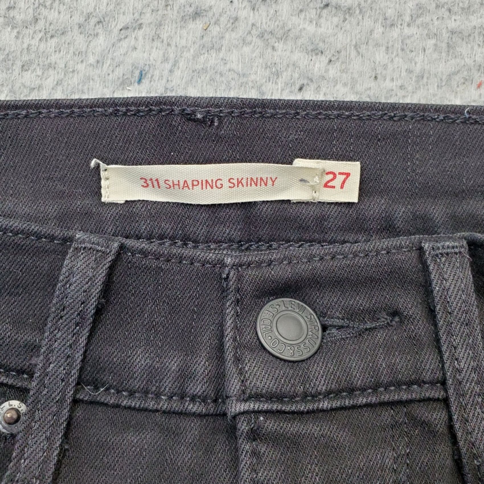 Levi's Levi's Jeans Womens 27 Black Denim 5-Pocket Streetwear 311 Shaping Skinny Leg Women 27 Black Denim Skinny Jeans 5-Pocket Levi's Size 27" / US 4 / IT 40 - 7 Thumbnail