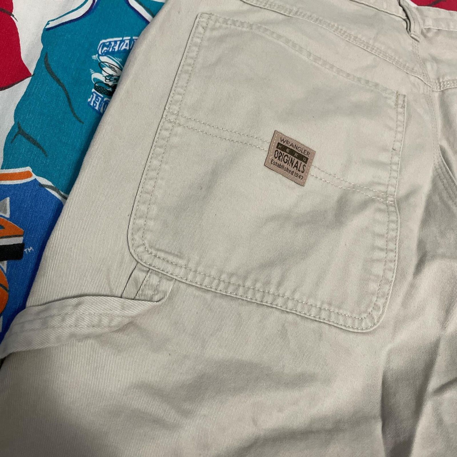 Carhartt × Vintage × Wrangler Y2K Wrangler Originals Workwear Carpenter Relaxed Jean Pants Size US 30 / EU 46 - 5 Thumbnail