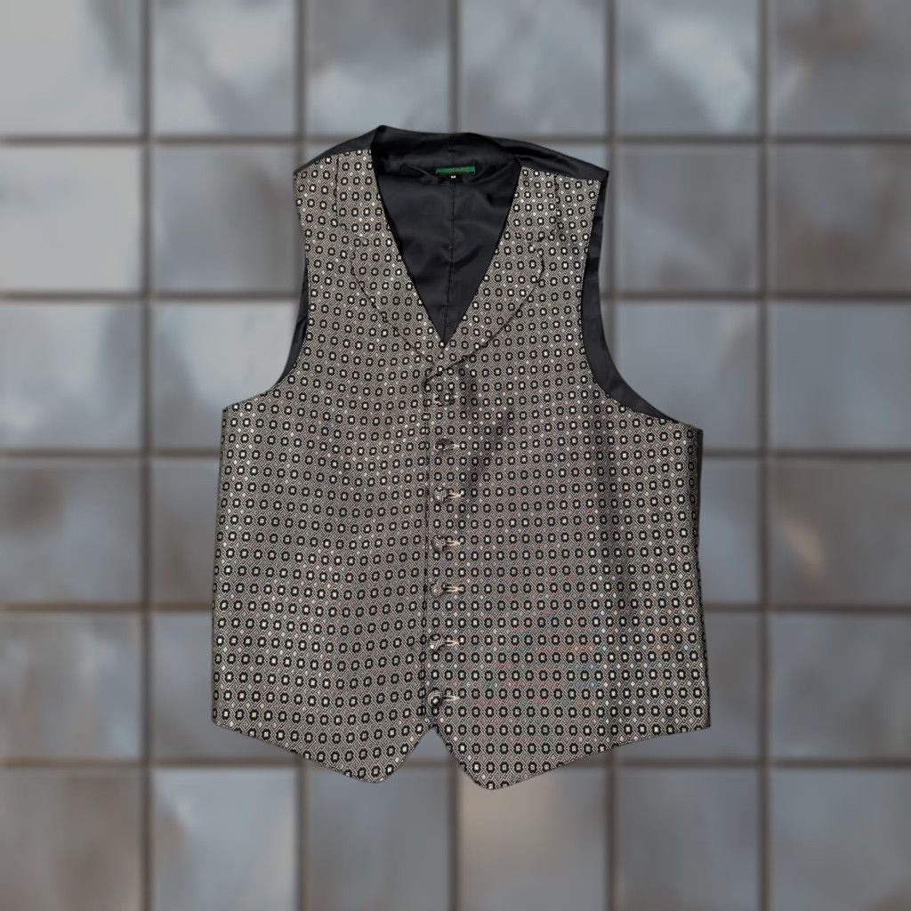 Chaps VINTAGE CHAPS RALPH LAUREN Vest Mens Medium Gray Button Up Made in USA Size US M / EU 48-50 / 2 - 1 Thumbnail