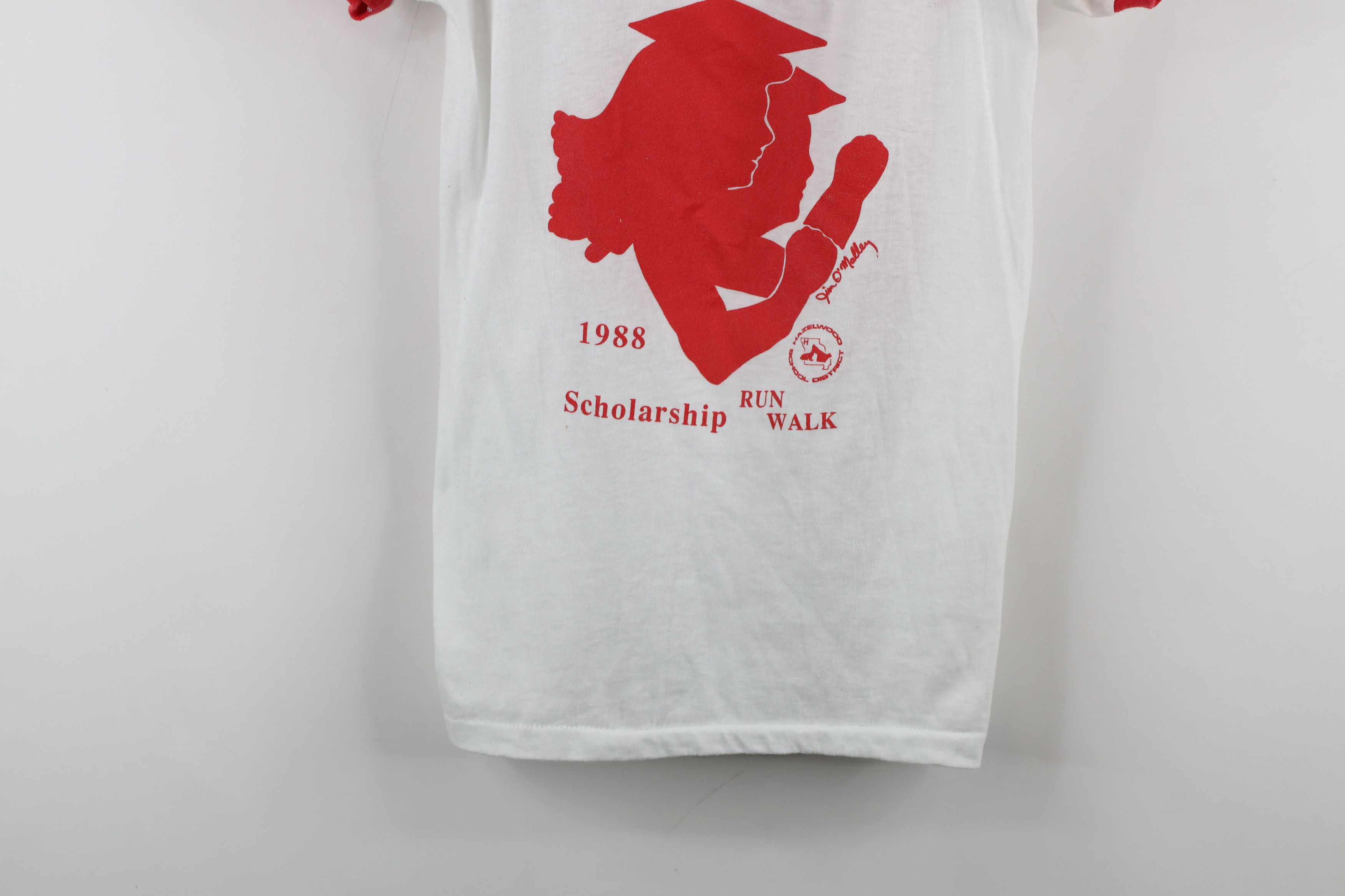 Vintage Vintage 80s Hazelwood Run Walk Coca Cola Ringer T-Shirt US Size M / US 6-8 / IT 42-44 - 3 Thumbnail