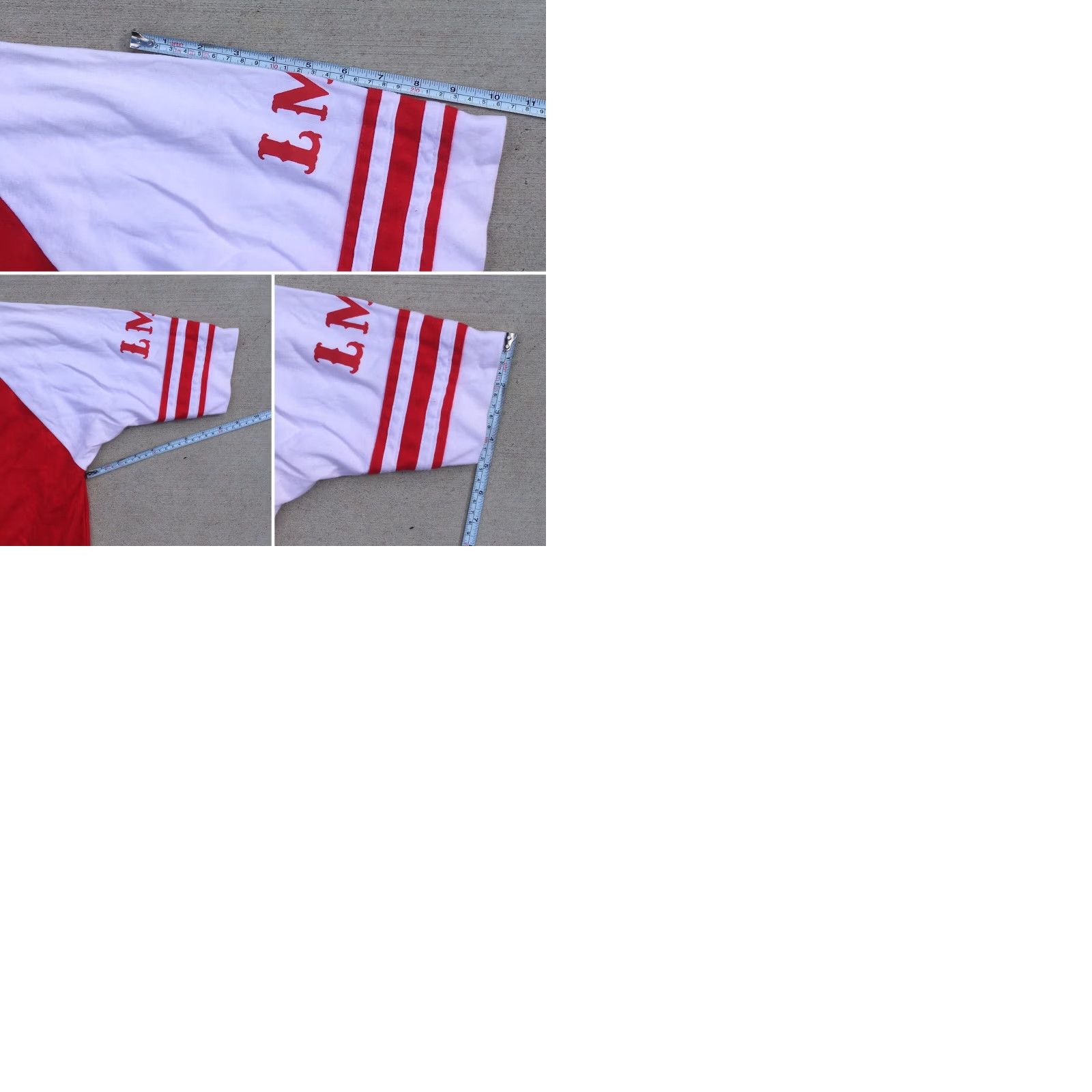 Vintage VINTAGE STAFF LEONI MEADOWS LM T-Shirt XL USA Artex Raglan Jersey 70s 80s Mens Red Cotton Short Sleeve Graphic Tee Size US XL / EU 56 / 4 - 9 Thumbnail