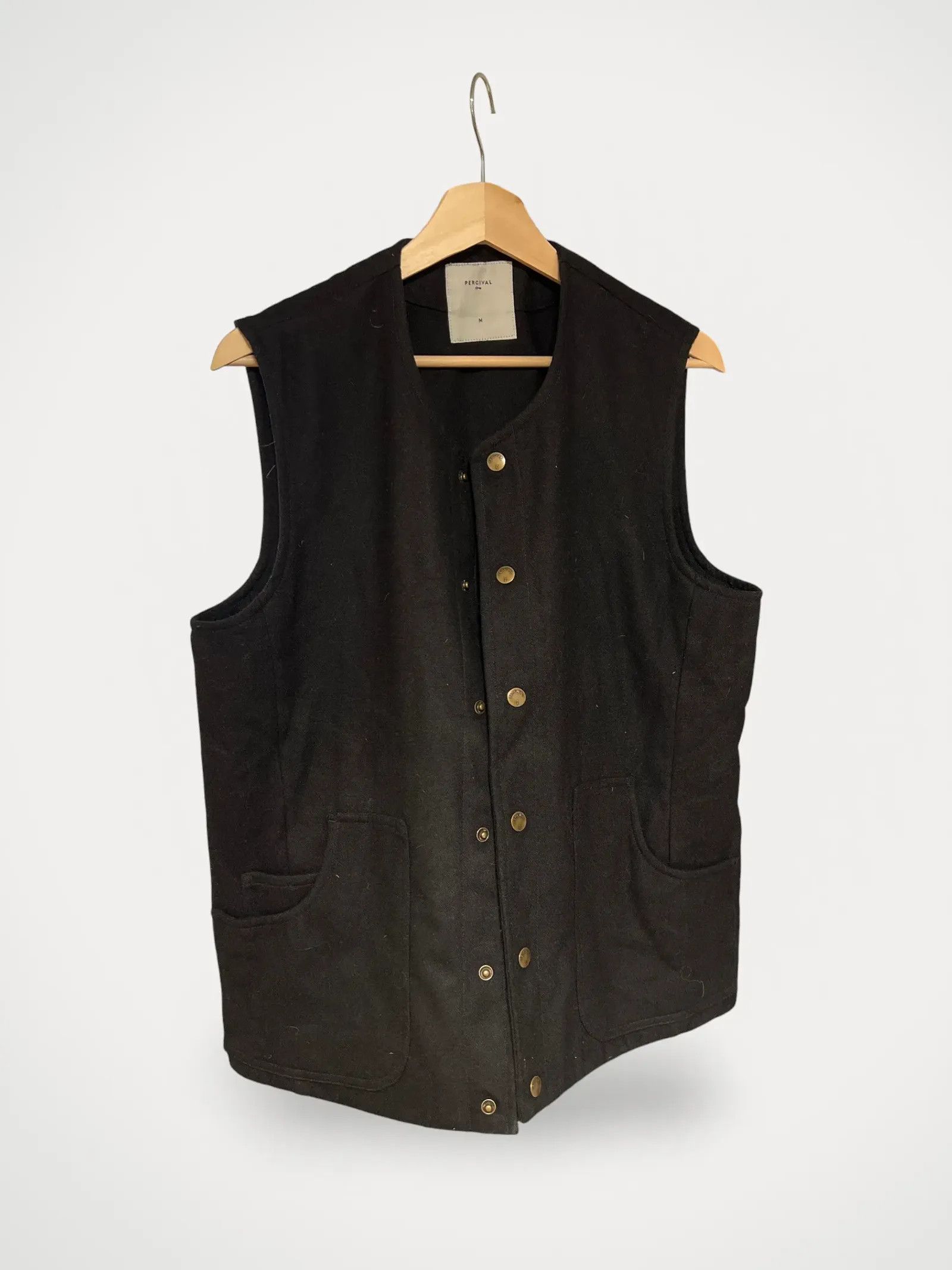 Percival Percival Melton vest Vest Size US M / EU 48-50 / 2 - 1 Thumbnail