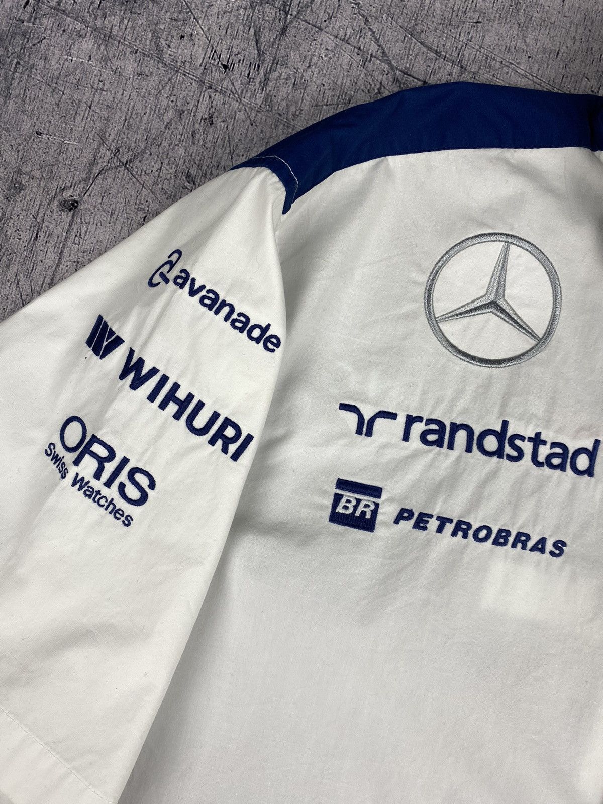 Hackett × Mercedes-Benz Vintage Mercedes Benz Williams Martini Racing Shirt 90’s Size US XXL / EU 58 / 5 - 8 Thumbnail
