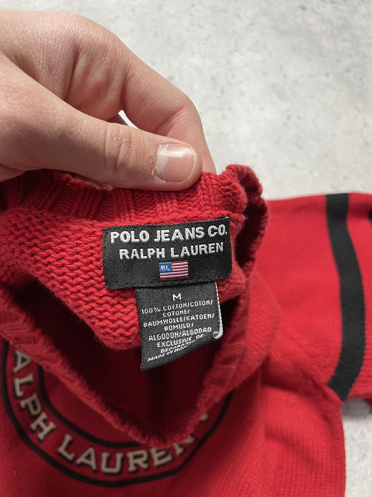 Polo Ralph Lauren Vintage Sweater Sweatshirt Polo Jeans Company Ralph Lauren Size US M / EU 48-50 / 2 - 11 Thumbnail