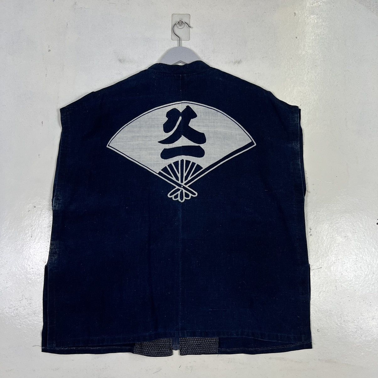 Indigo 🔥 70s VINTAGE INDIGO JAPAN TANK TOP JACKET Size US XL / EU 56 / 4 - 1 Thumbnail