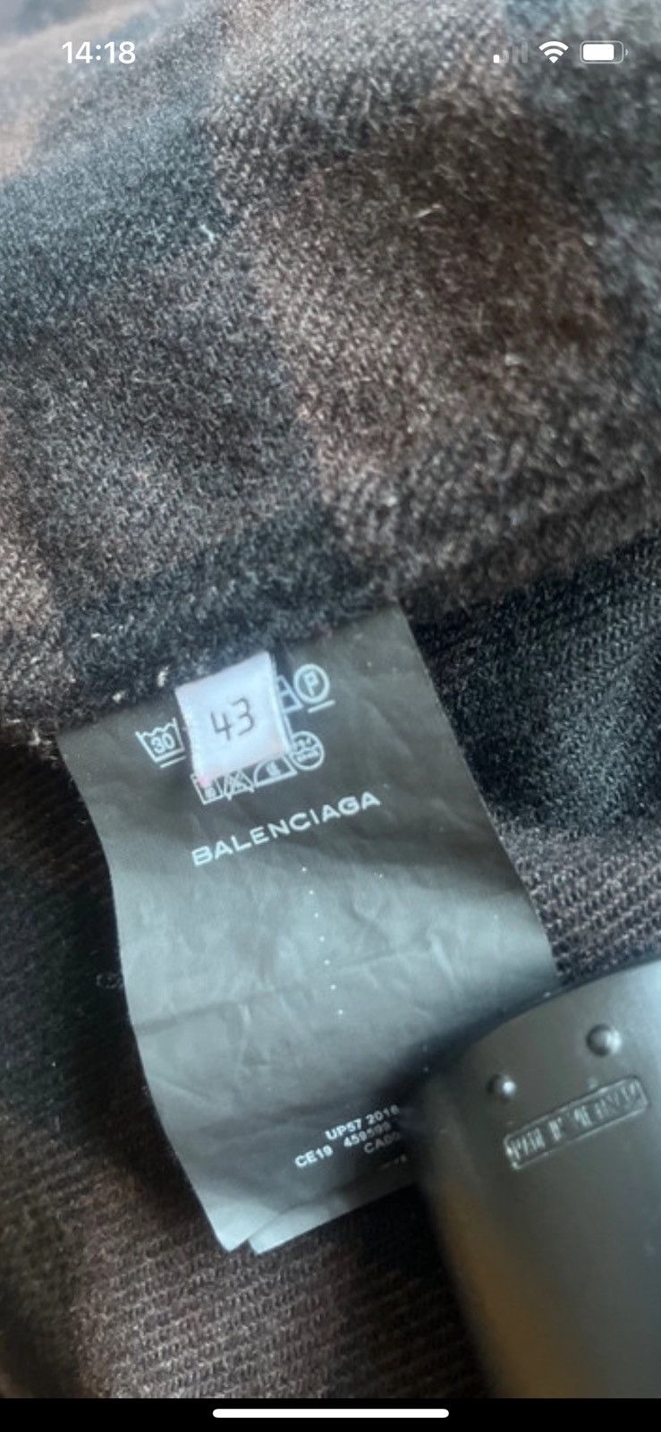 Balenciaga Balenciaga SS17 Wool Blend Brushed Flannel Size US L / EU 52-54 / 3 - 4 Thumbnail