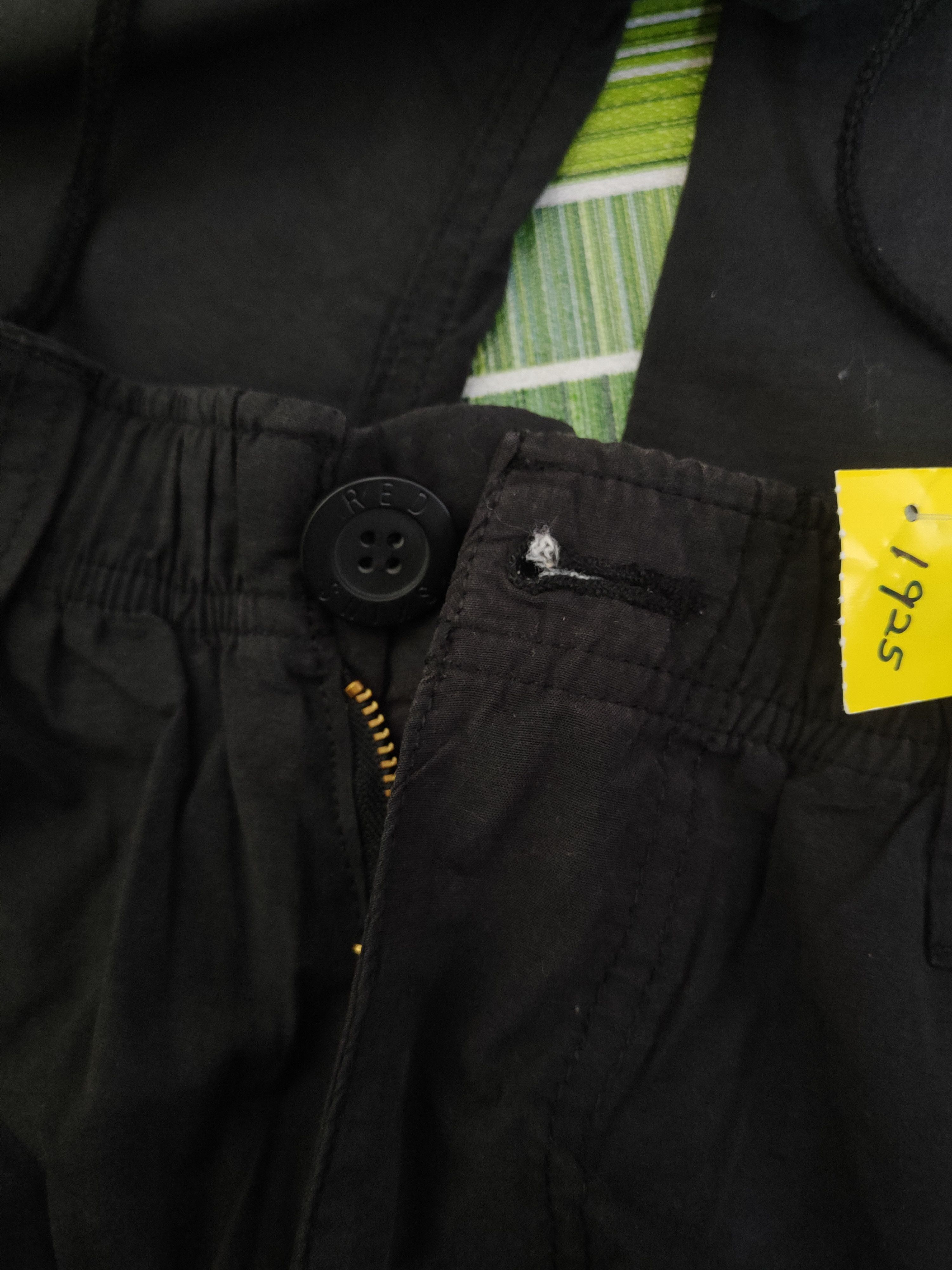 Japanese Brand DL Redskins Black Multipocket Cargo Pants #1925 Size US 31 - 14 Thumbnail