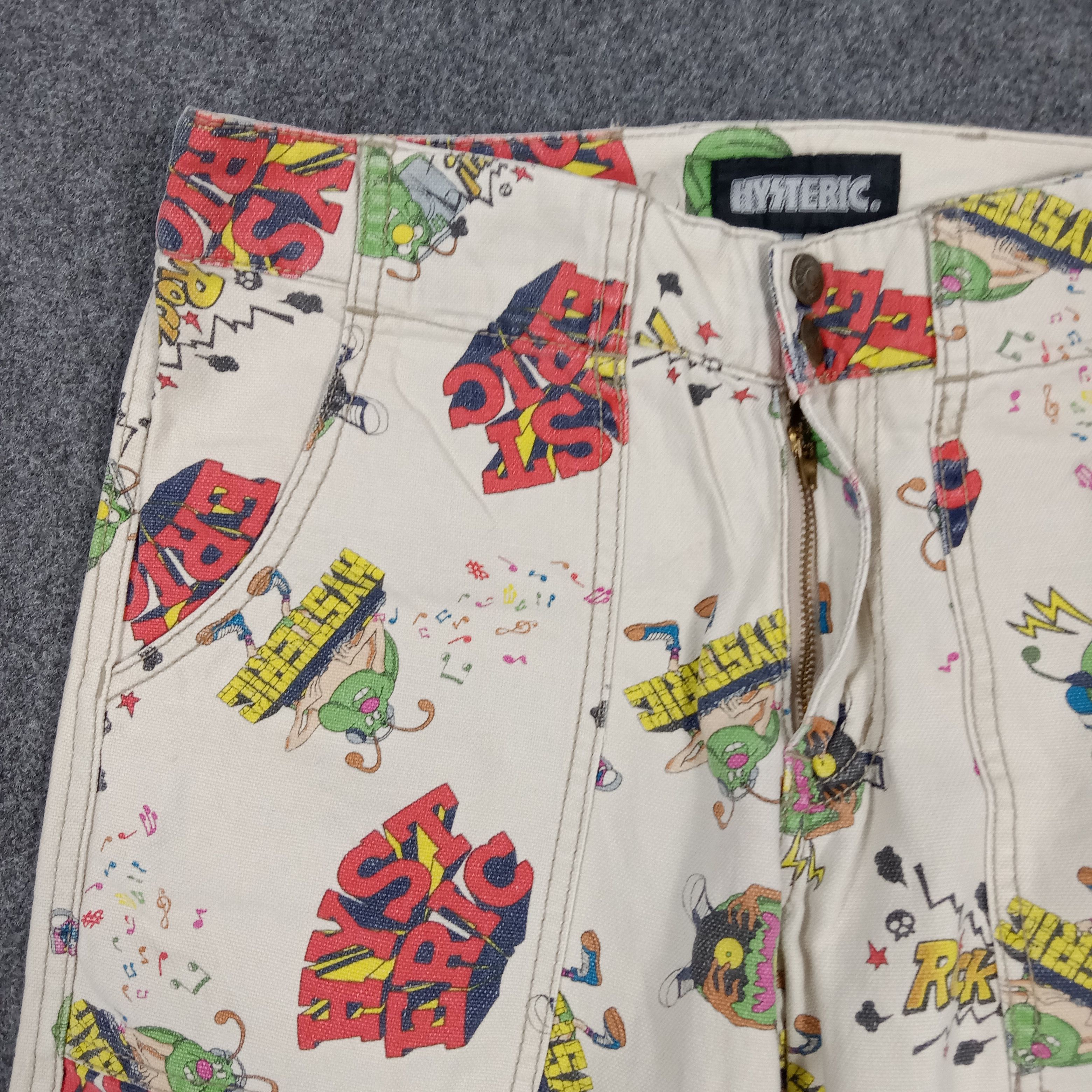 Hysteric Glamour Hysteric Glamour Japanese Brand Cartoon Cargo Pants E1A32 Size US 28 / EU 44 - 3 Thumbnail