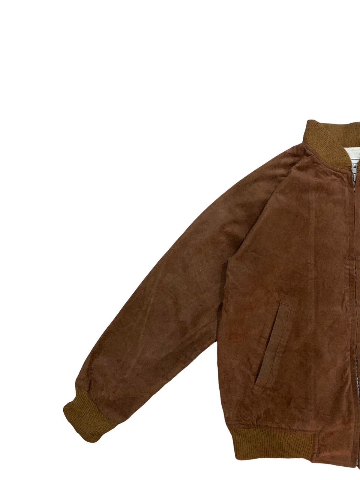 If Six Was Nine × Japanese Brand × Le Grande Bleu (L.G.B.) 🔥Offer Me🔥 Vintage Him Beat Style Suede Schott Jacket Size US M / EU 48-50 / 2 - 5 Thumbnail