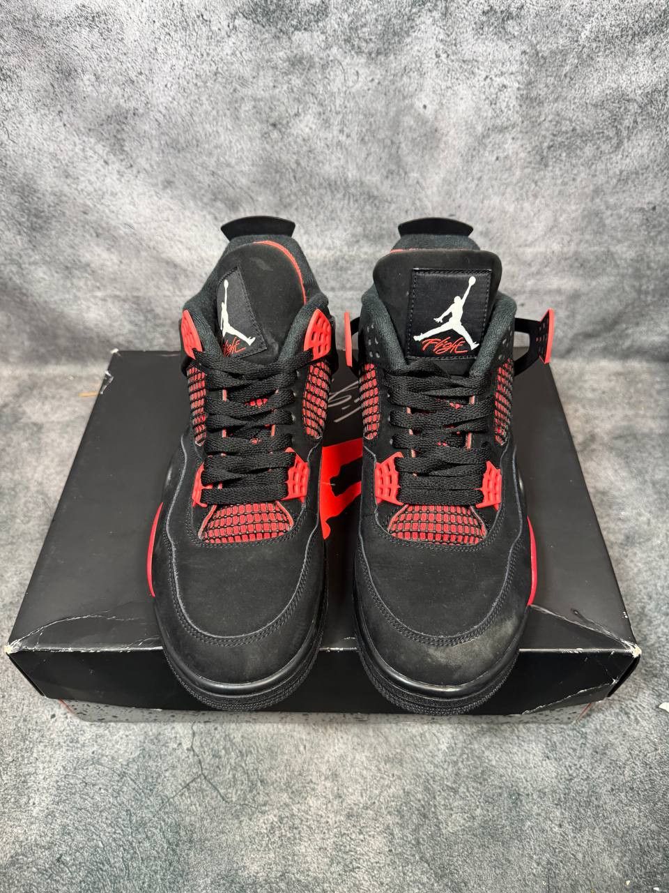 Jordan Brand Size 10 | Jordan 4 Red Thunder With Box | Pre-Owned Size US 10 / EU 43 - 2 Thumbnail
