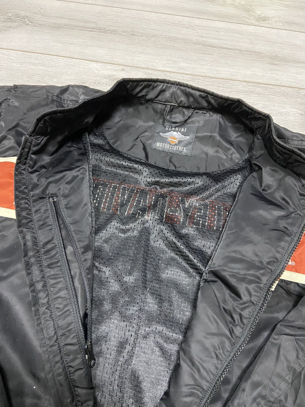Vintage Harley Davidson vintage big logo USA racing jacket Size US XL / EU 56 / 4 - 6 Thumbnail