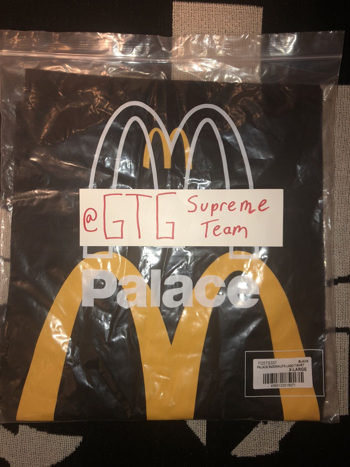 Palace Palace x McDonald’s Tee Black Size US XL / EU 56 / 4 - 3 Thumbnail