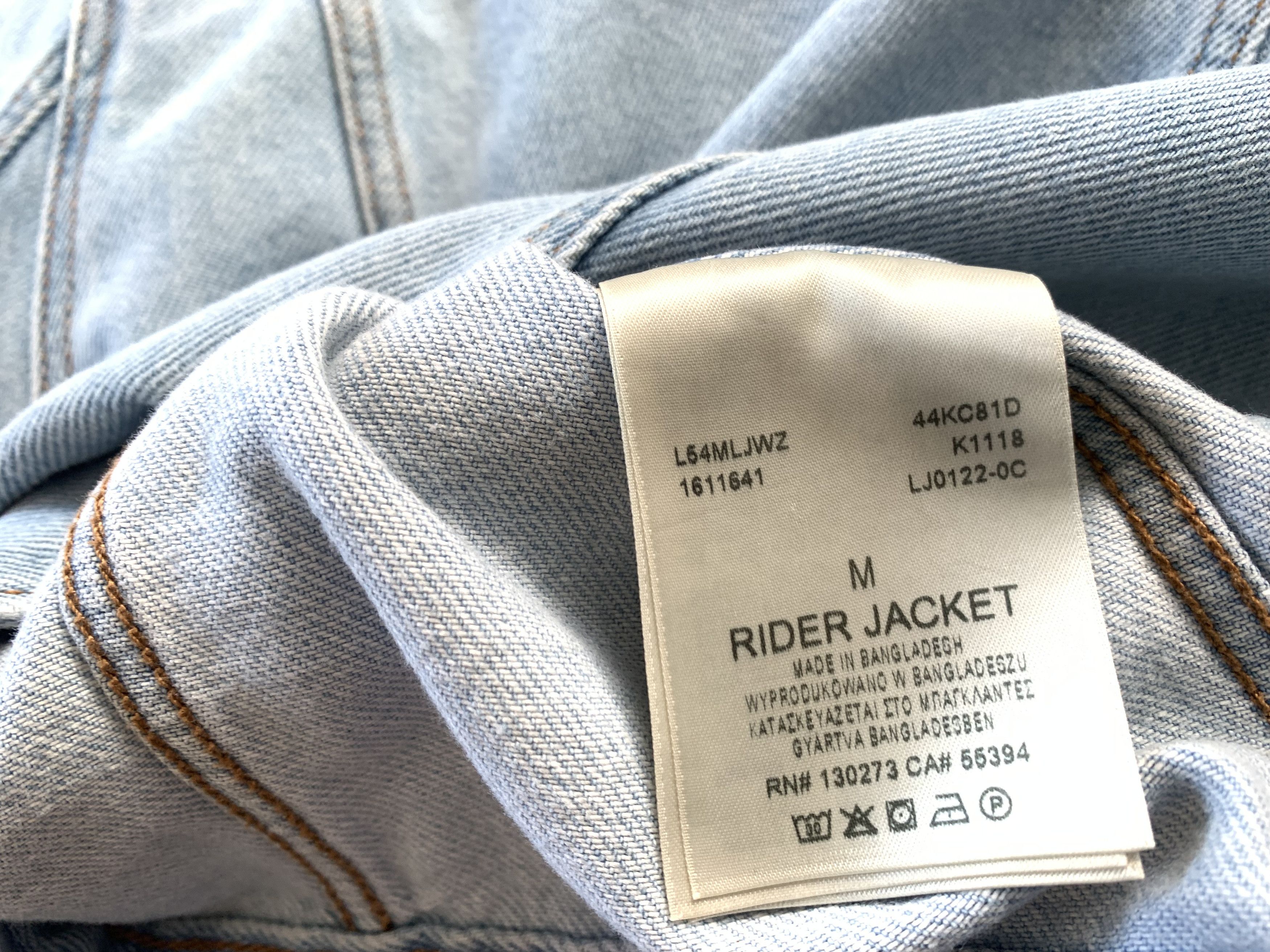 Lee Lee Rider Light Blue Denim Jacket Size US M / EU 48-50 / 2 - 8 Thumbnail