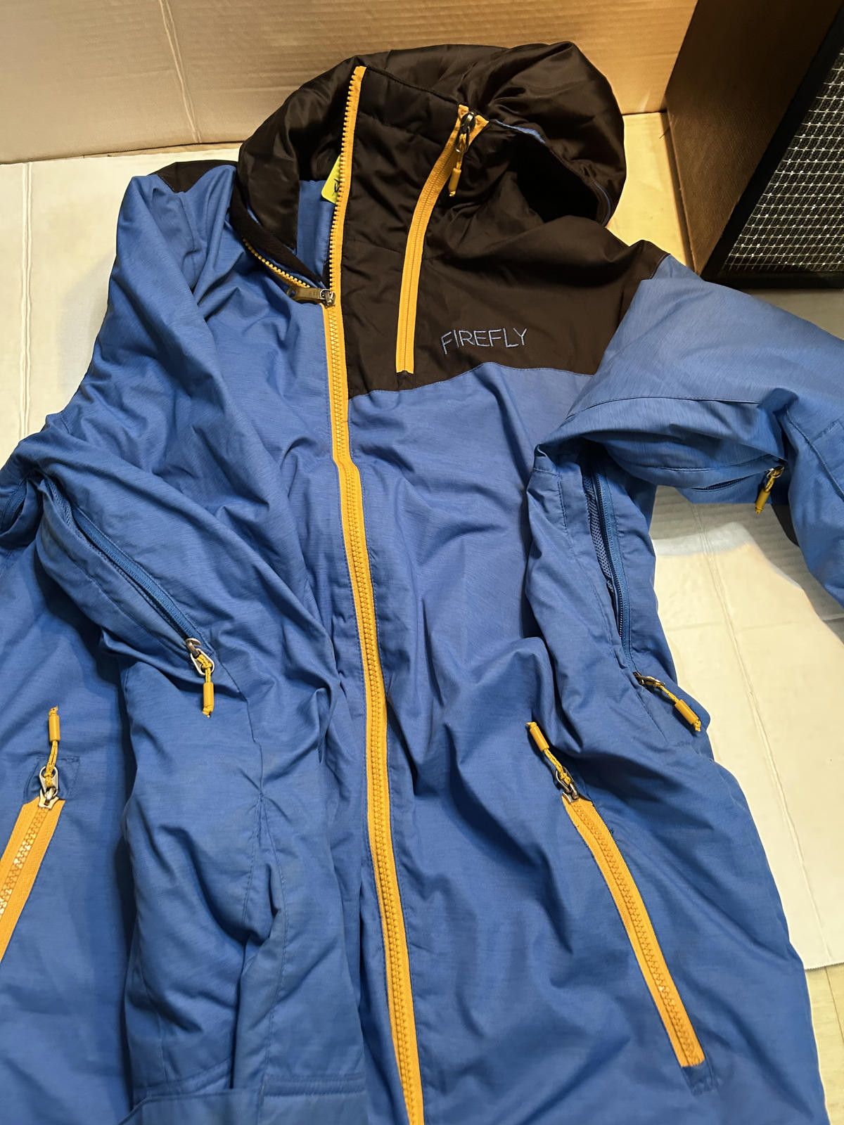 Other Firefly Ski Snowboard Jacket Men's MEdium Blue Black Yellow Size US L / EU 52-54 / 3 - 2 Thumbnail