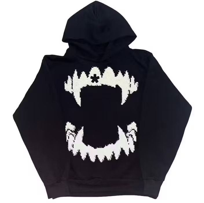 Japanese Brand VAMPIRE TEETH HOODIE Size US M / EU 48-50 / 2 - 1 Preview