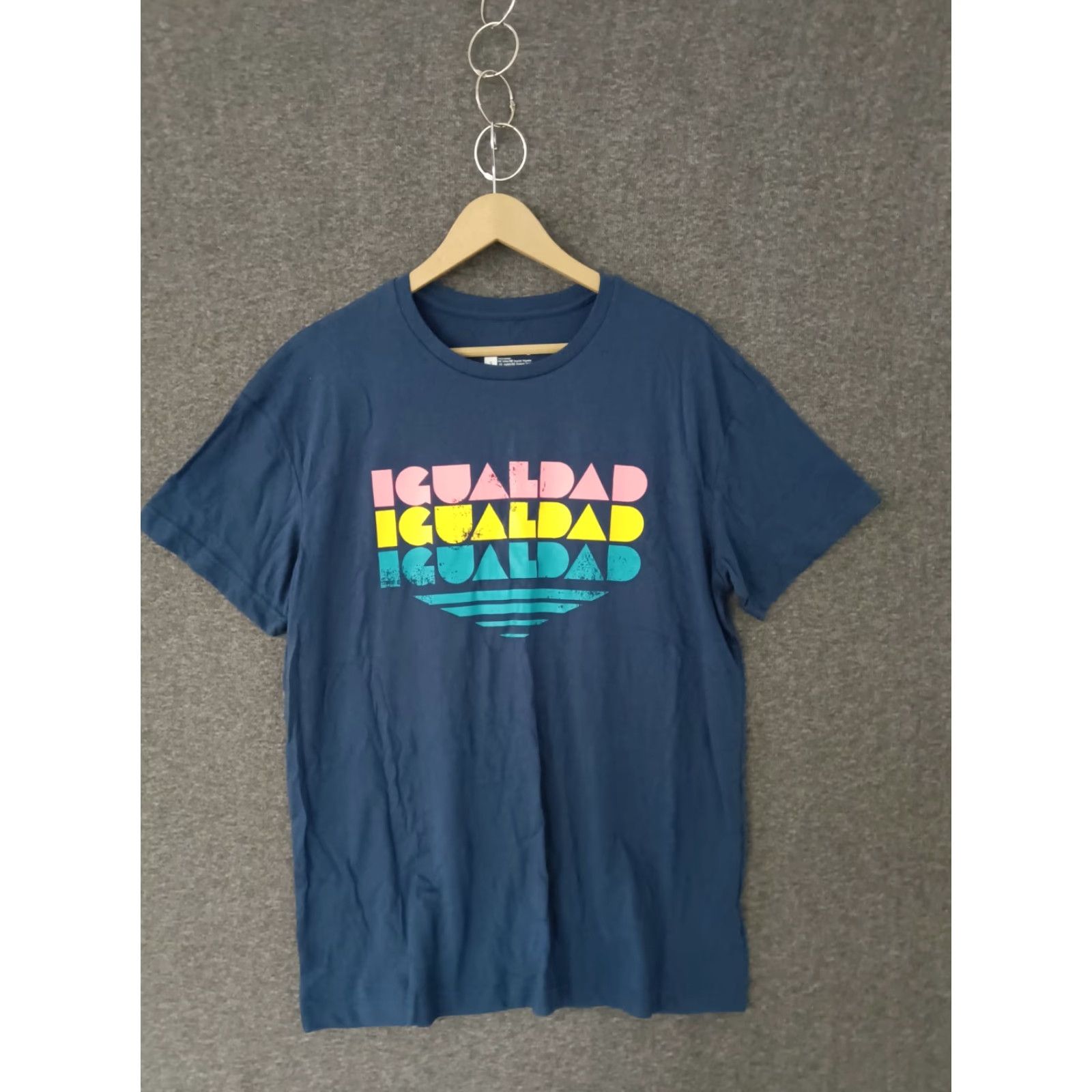 Vintage #takepride Adult IgualDaD Equality T-Shirt Blue S Shirt Unisex Adults XS-? Size US S / EU 44-46 / 1 - 2 Thumbnail