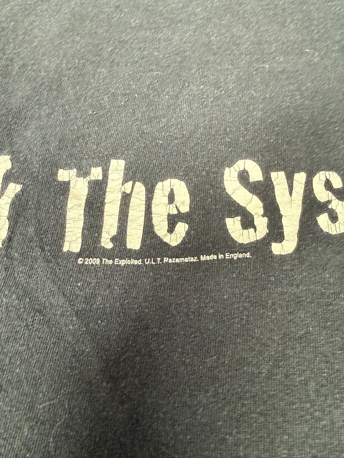 Band Tees Y2K 2009 The exploited Fck The System Band T-Shirt Size US XL / EU 56 / 4 - 5 Thumbnail