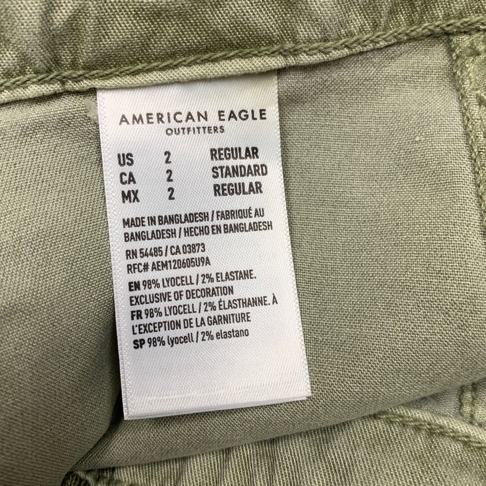 American Eagle Outfitters New American Eagle Womens Size 2 Lightweight Cargo Pants Size 26" / US 2 / IT 38 - 6 Thumbnail