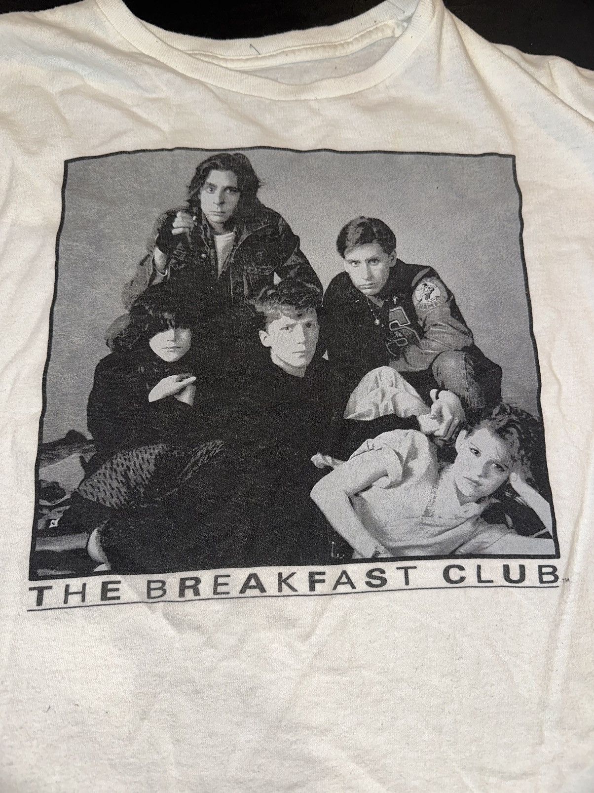 Vintage Scissor Cut Cropped Breakfast Club Vintage T Shirt. Size US XL / EU 56 / 4 - 2 Thumbnail