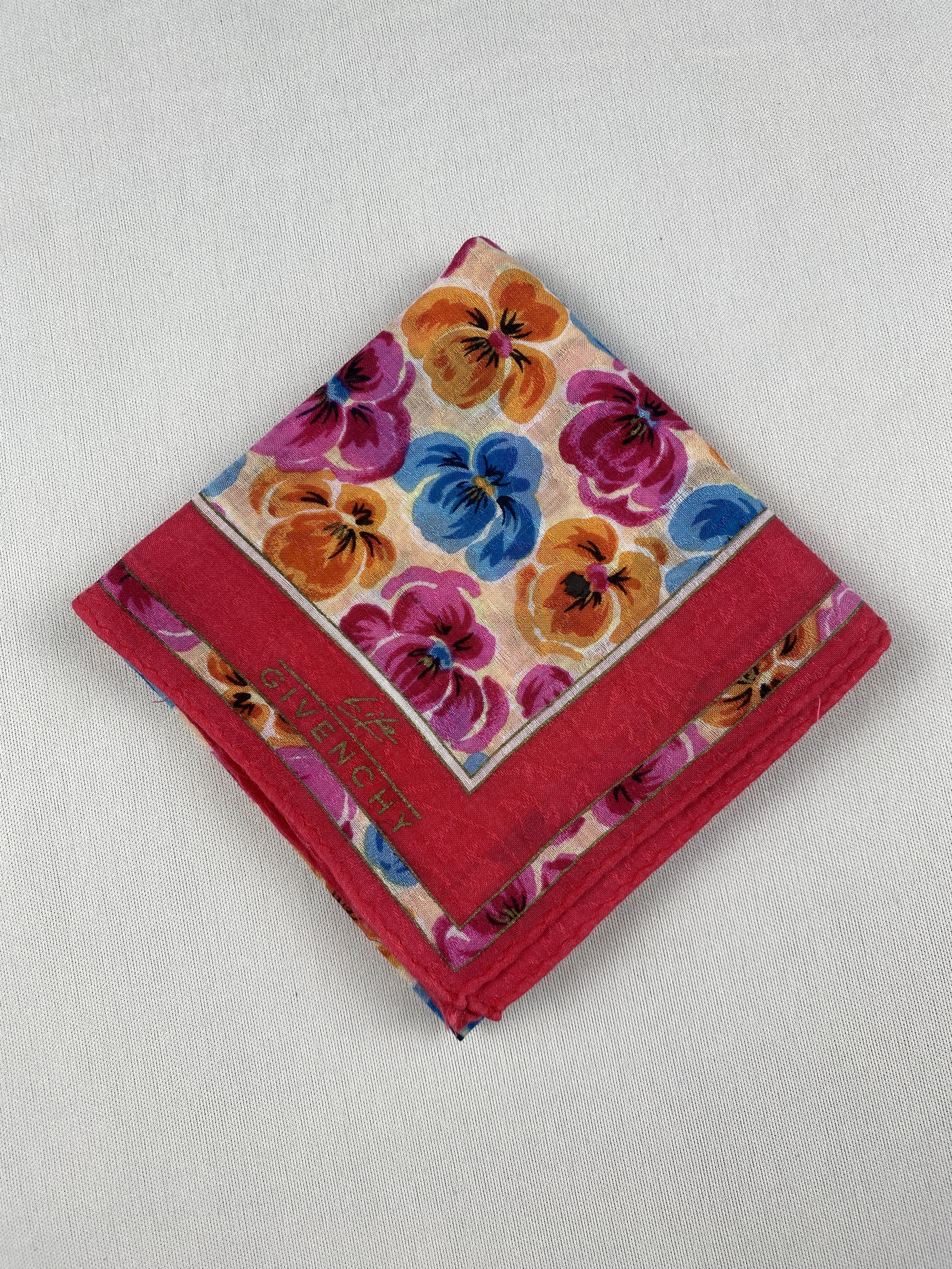 Givenchy Vintage Givenchy Handkerchief Pocket Square Bandana HM0006 Size ONE SIZE - 3 Thumbnail
