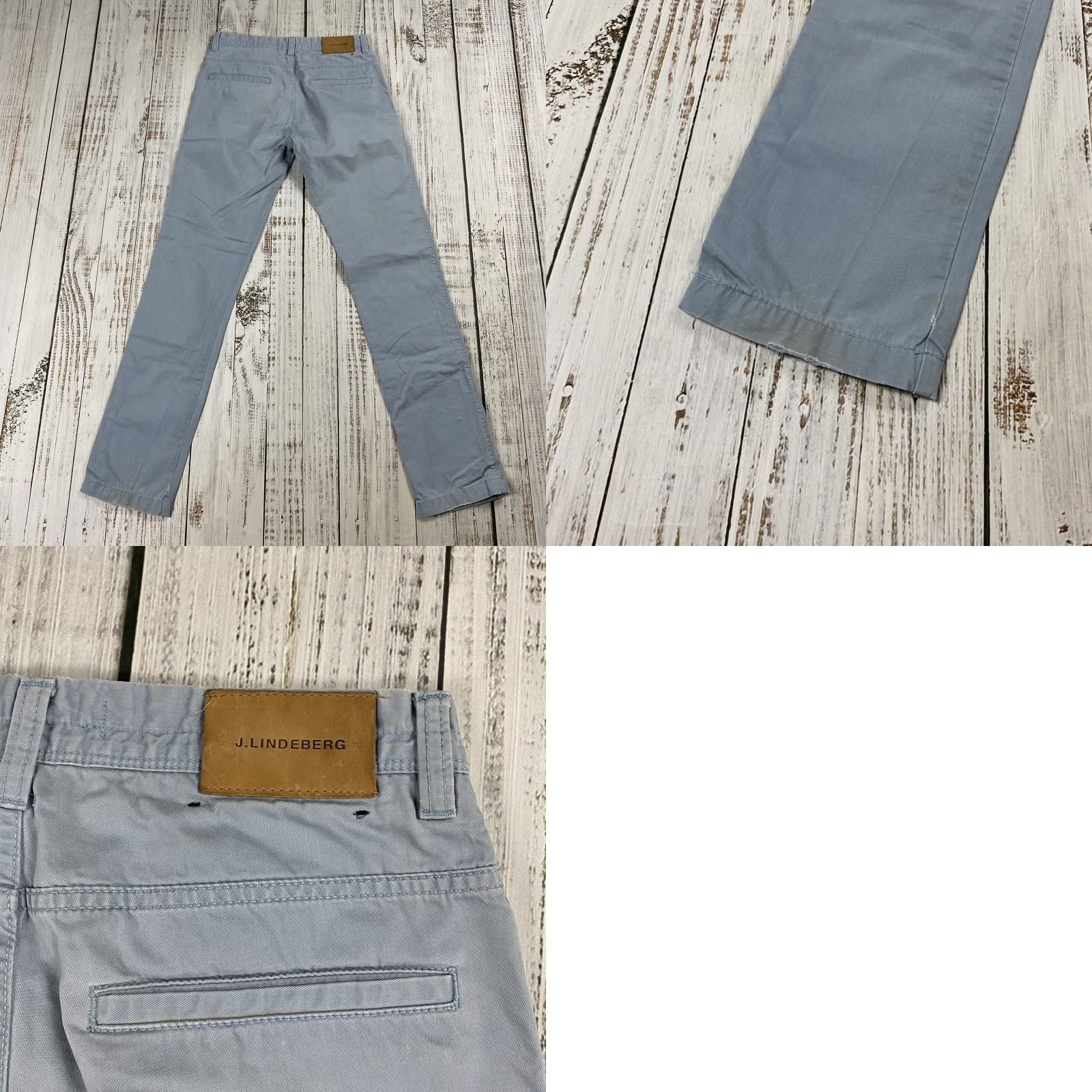 J.Lindeberg J.Lindeberg CHAZE Khakis Pants Cotton Slim Fit 30x34 Blue Men Casual 5-Pocket Flat Front Mens Size US 30 / EU 46 - 8 Thumbnail