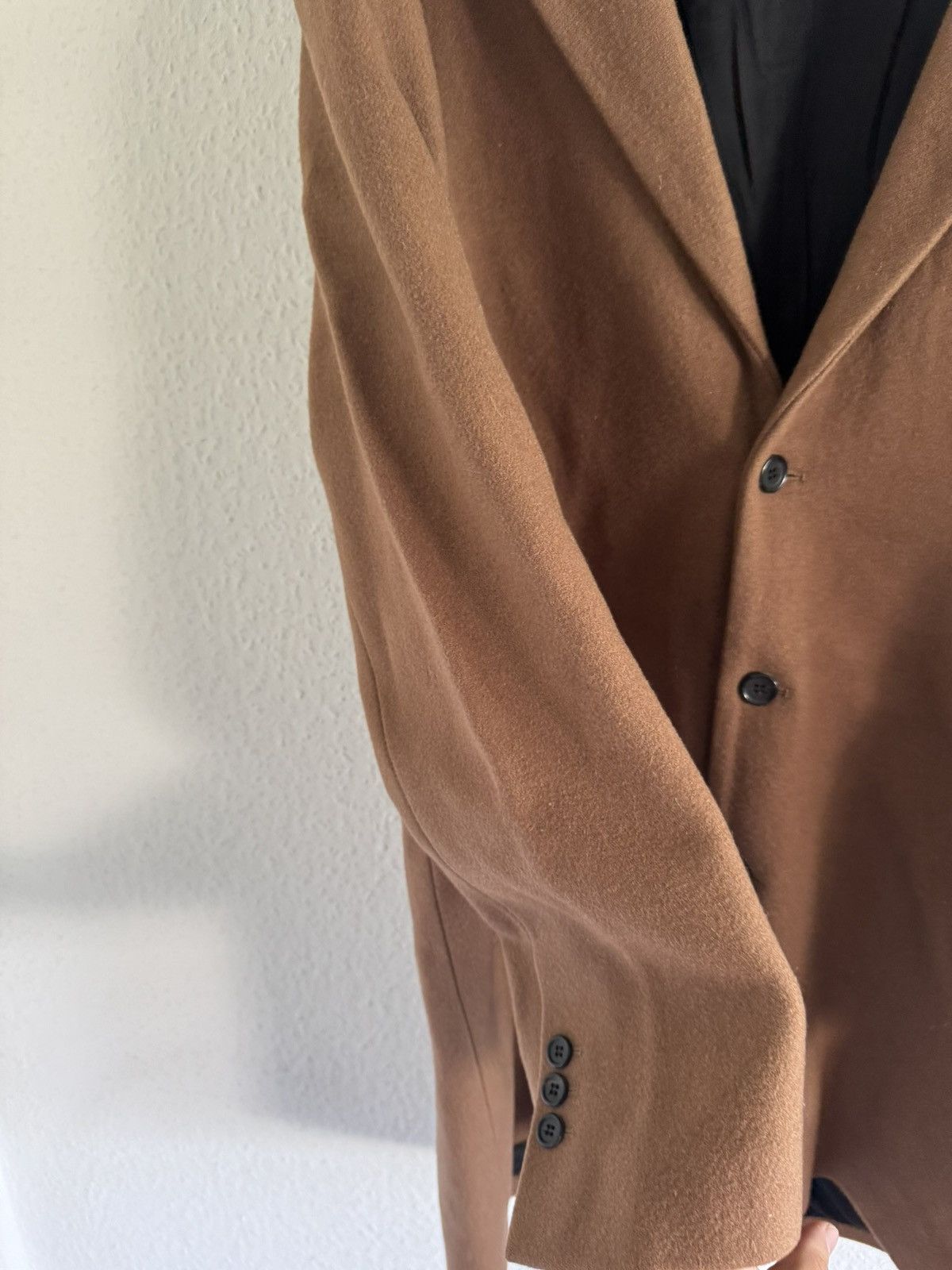 Gosha Rubchinskiy Single Breasted Brown Wool Coat Size US XL / EU 56 / 4 - 8 Thumbnail