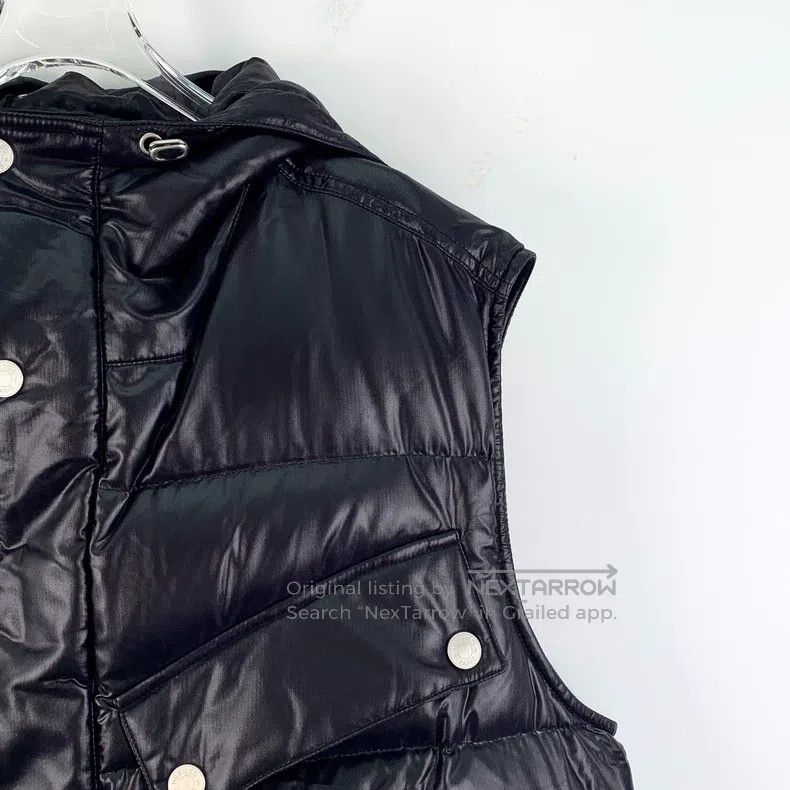 Hermes Hermes Black Cotton Hooded Single Breasted Sleeveless Down Size US L / EU 52-54 / 3 - 3 Thumbnail