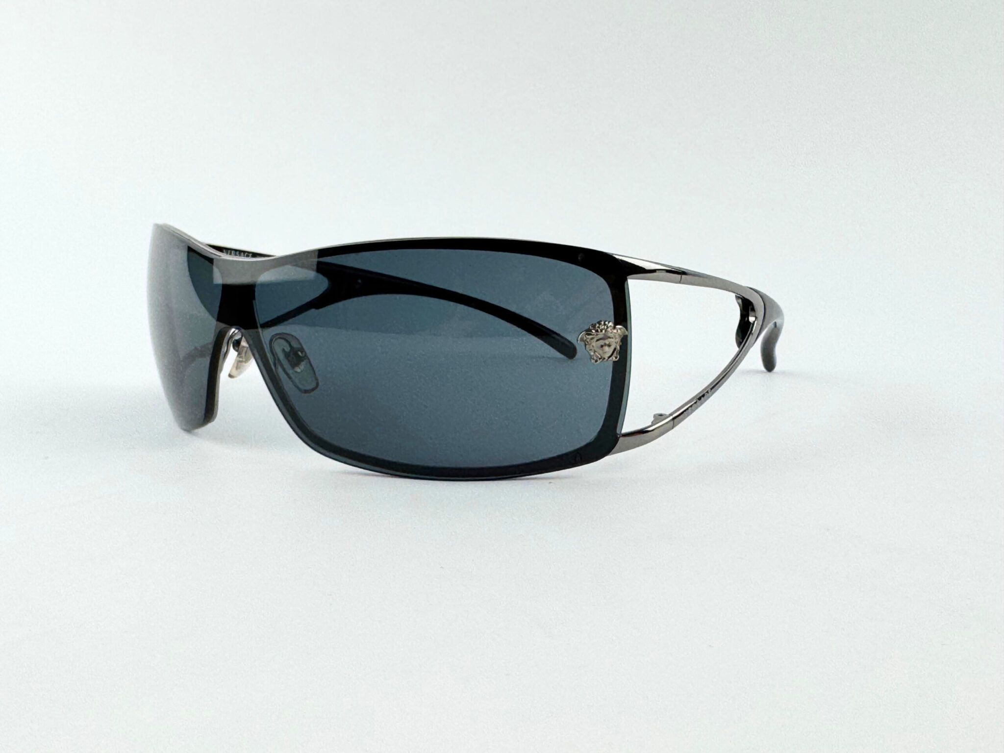 Versace VERSACE 2048 BLACK SHIELD SUNGLASSES Size ONE SIZE - 3 Thumbnail
