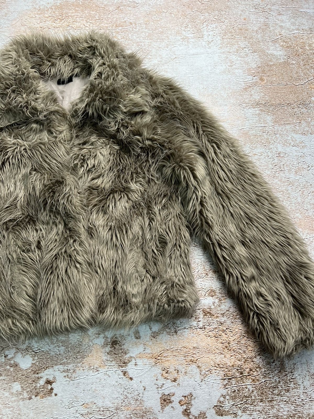 Vintage Vintage Japanese fake fur cropped jacket Size S / US 4 / IT 40 - 3 Thumbnail