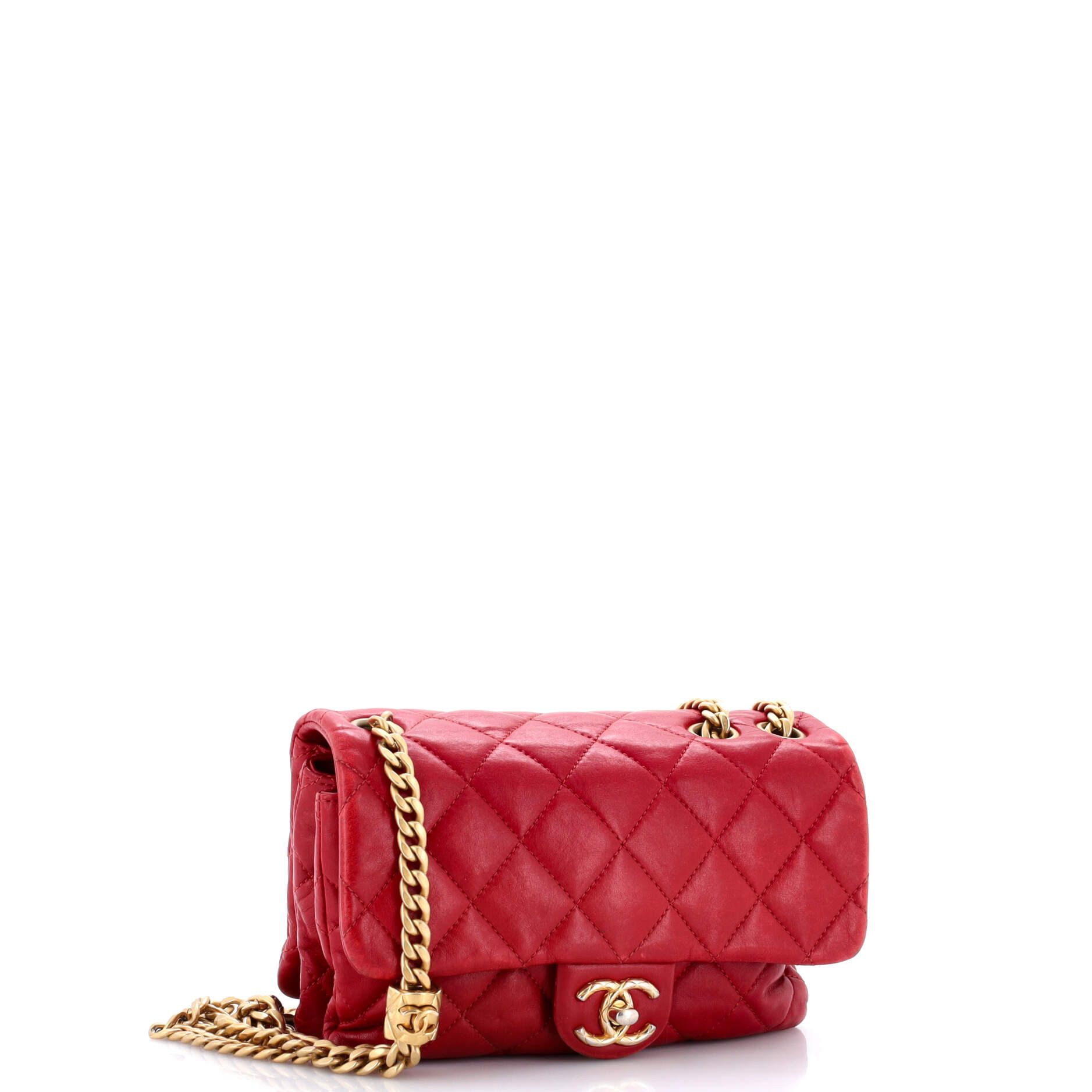 Chanel Pillow Crush Flap Bag Quilted Lambskin Small Size ONE SIZE - 1 Thumbnail