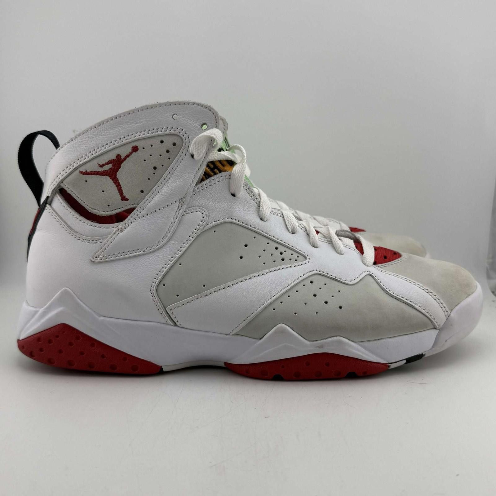 Jordan Brand Jordan 7 Hare (2015) White Red Sneakers US 9.5 Used No Box Size US 9.5 / EU 42-43 - 4 Thumbnail