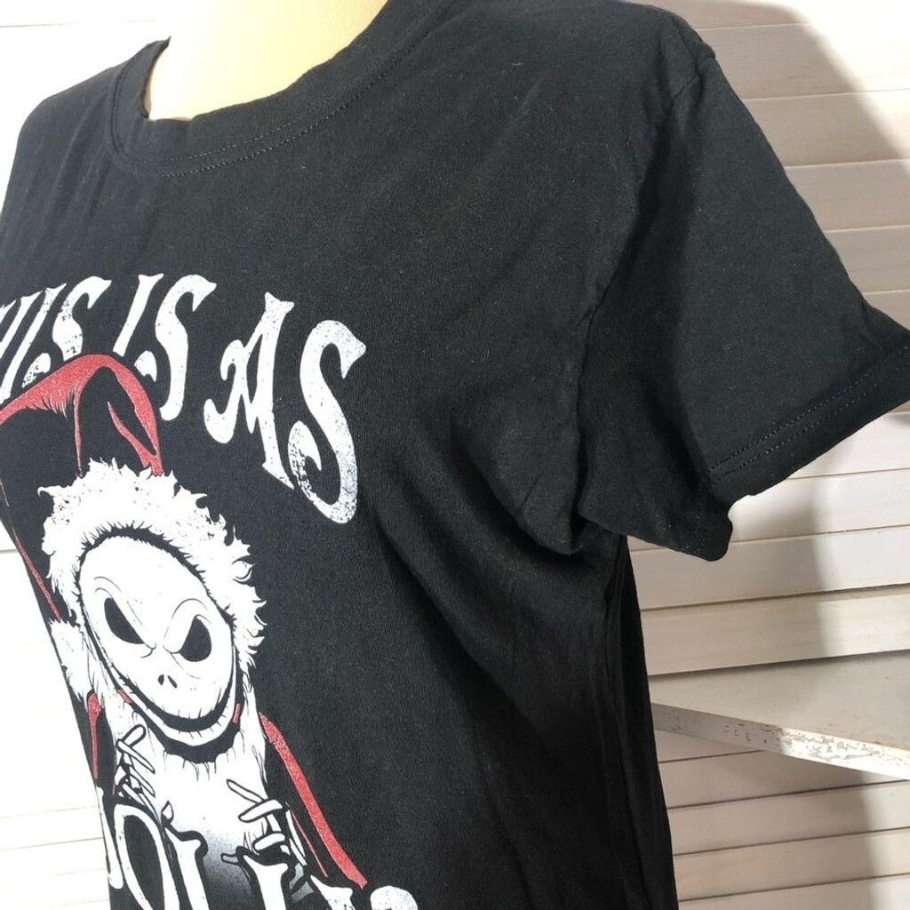 Disney Disney The Nightmare Before Christmas T-Shirt santa Black S Size S / US 4 / IT 40 - 9 Thumbnail