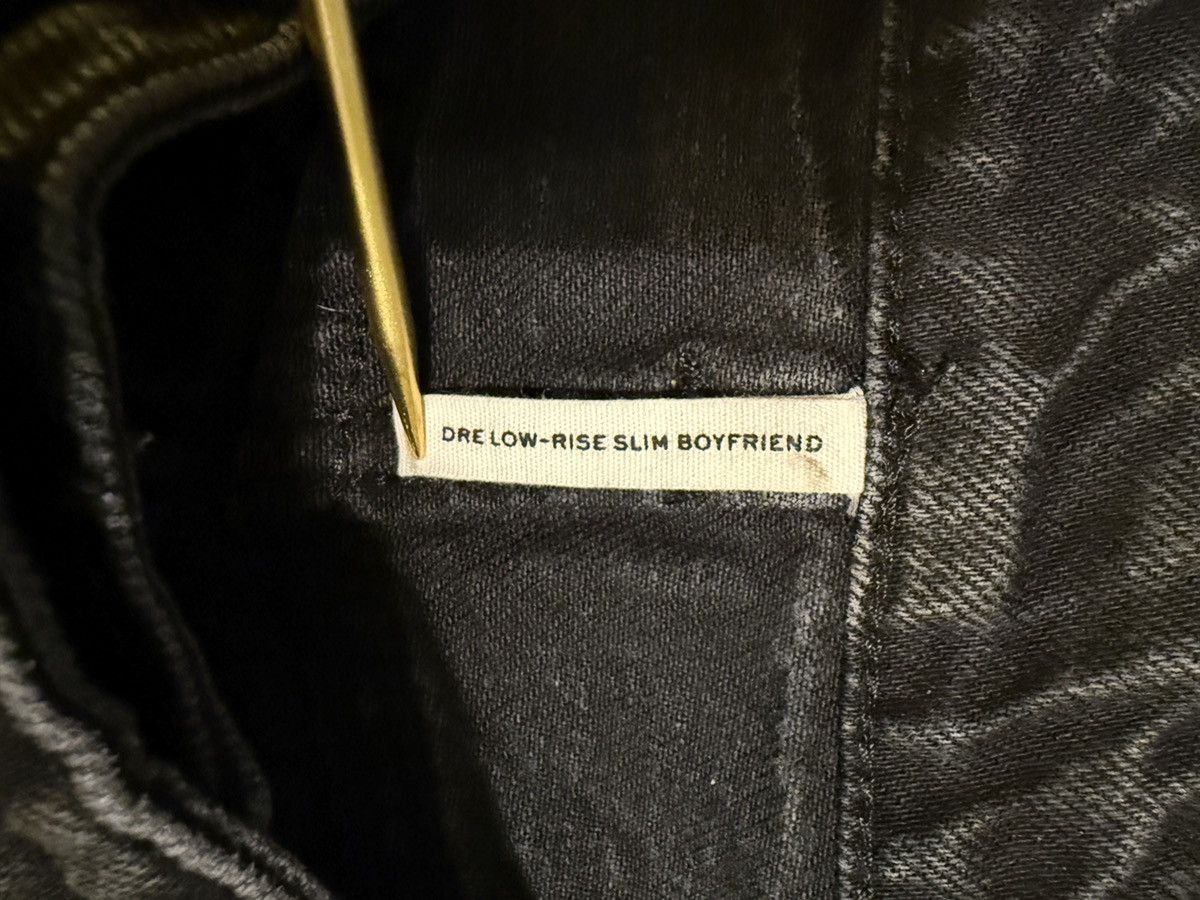 Rag & Bone Rag & Bone Women Black Dre Low Rise Slim Boyfriend Jean-29 Size 29" - 10 Thumbnail
