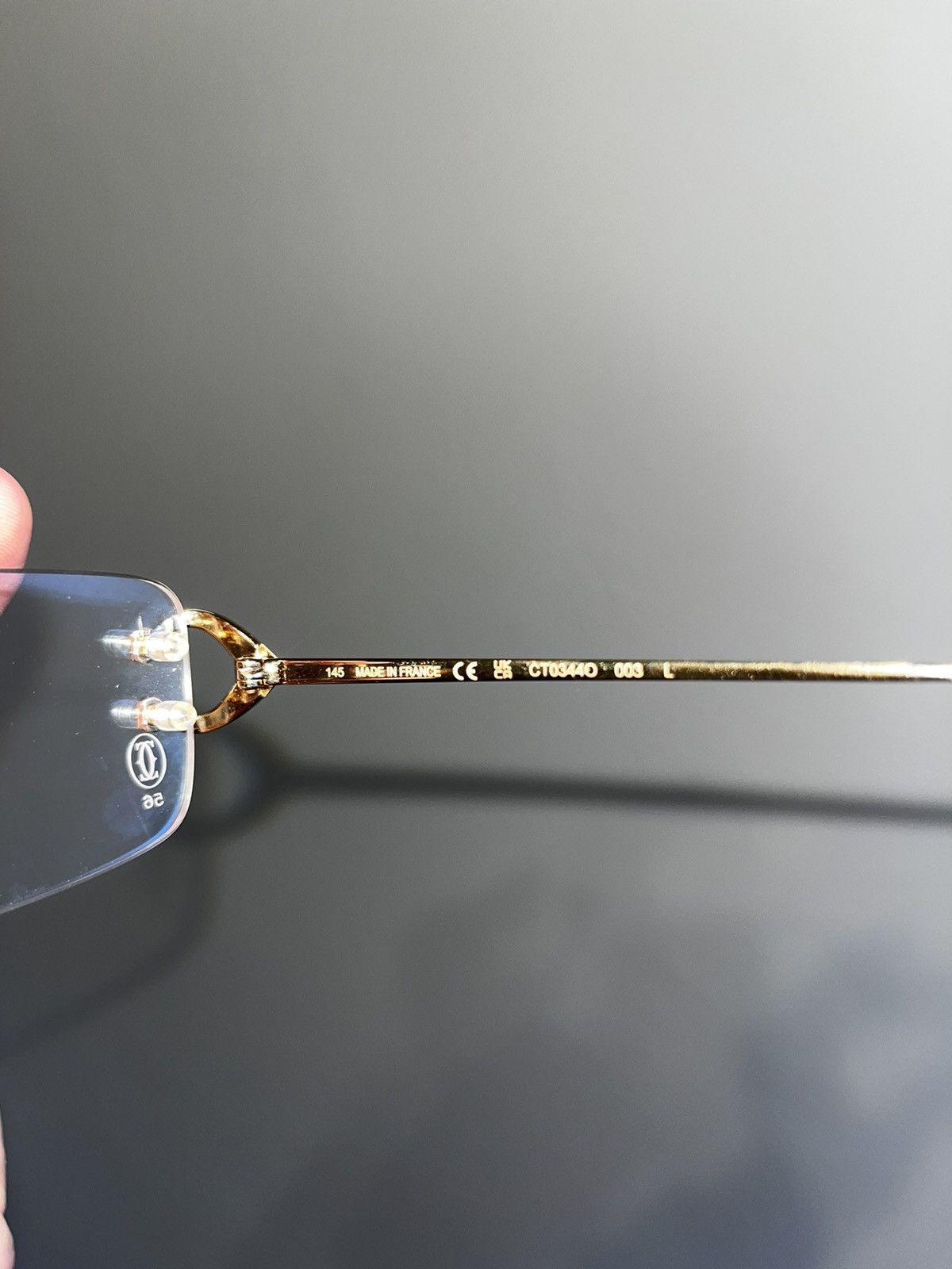 Cartier Cartier square-framed glasses Size ONE SIZE - 5 Thumbnail