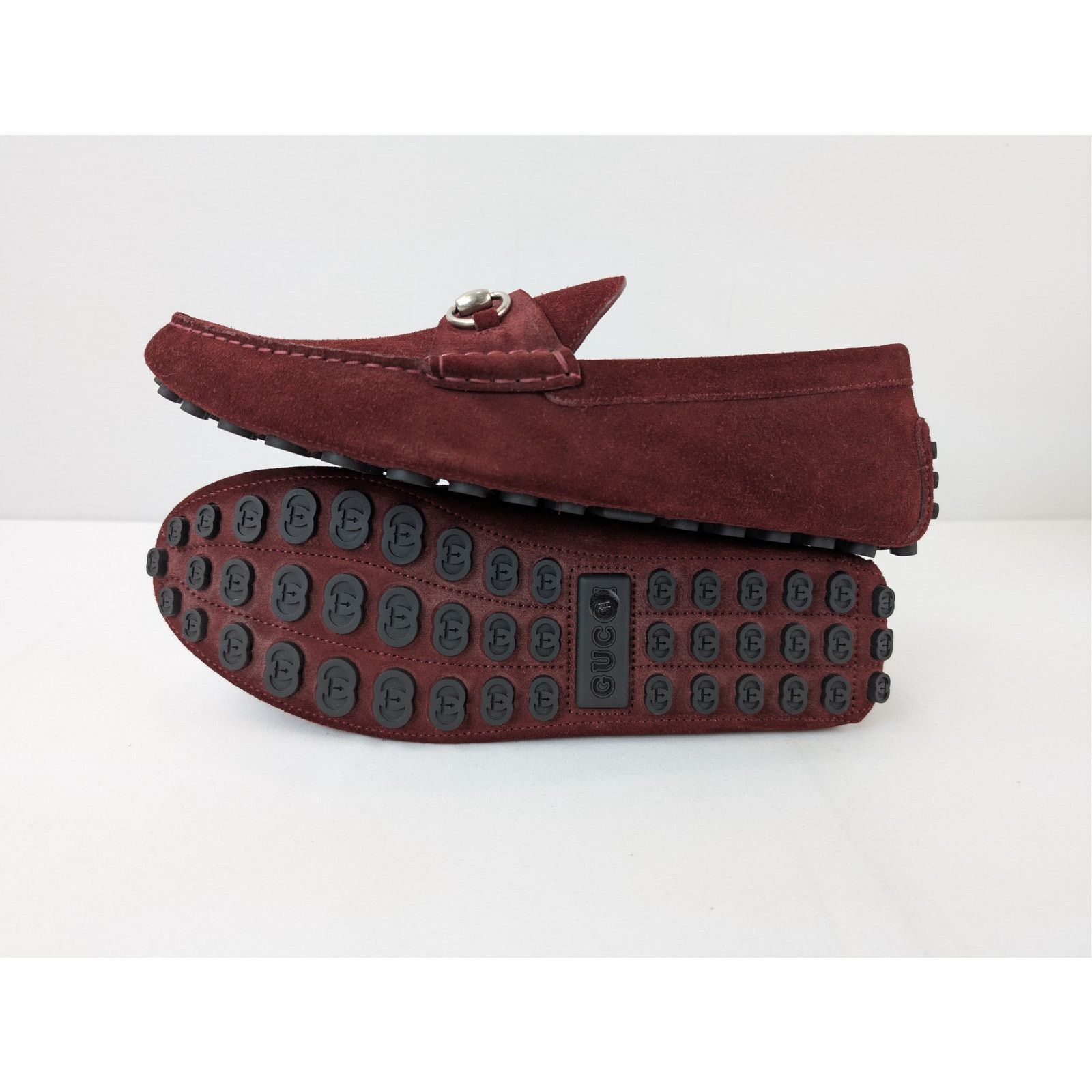 Gucci o1rshd1 Moccasin Leather Suede Sweet Loafers Shoe boots Size US 12.5 / EU 45-46 - 12 Thumbnail