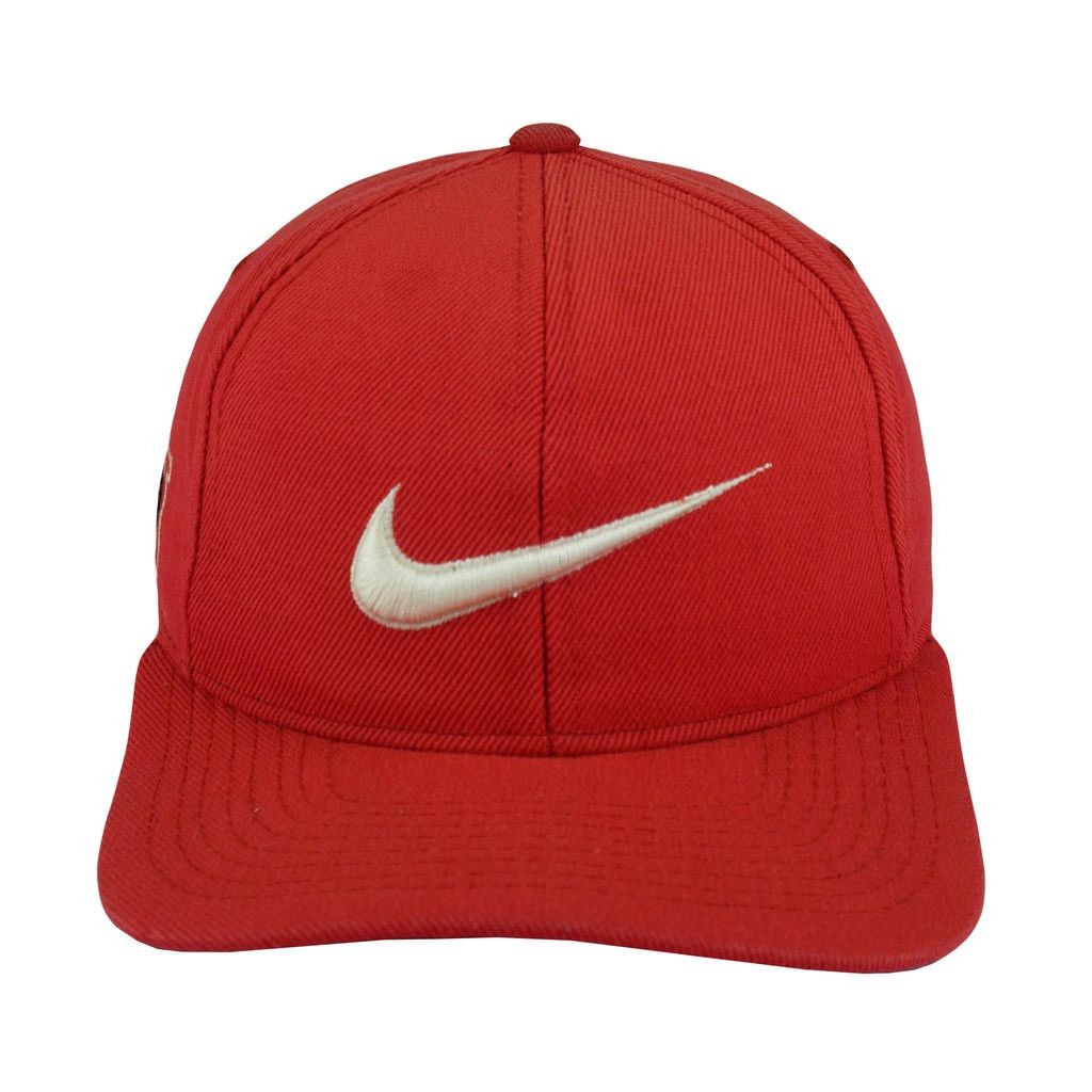 Nike Vintage Nike Red Swoosh Snapback Hat Size ONE SIZE - 1 Thumbnail