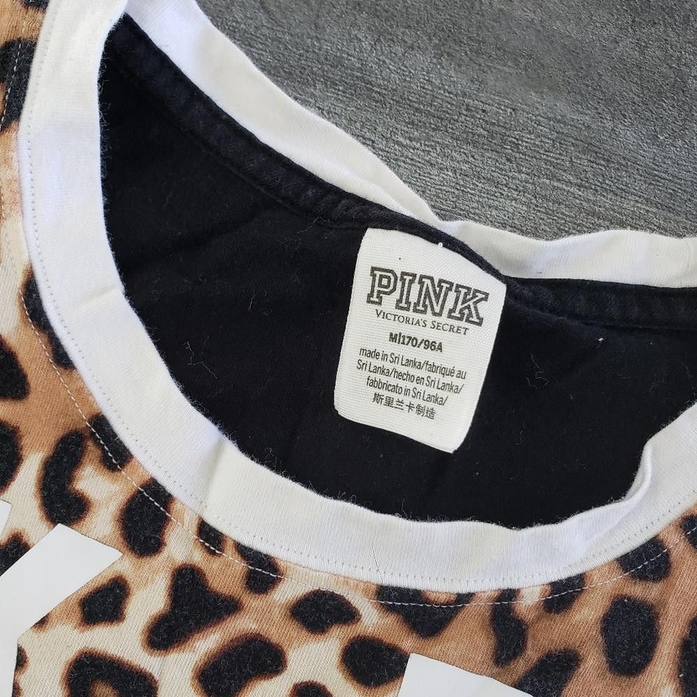 Designer Black Leopard VS Campus Oversized Long Sleeve Size M / US 6-8 / IT 42-44 - 4 Thumbnail