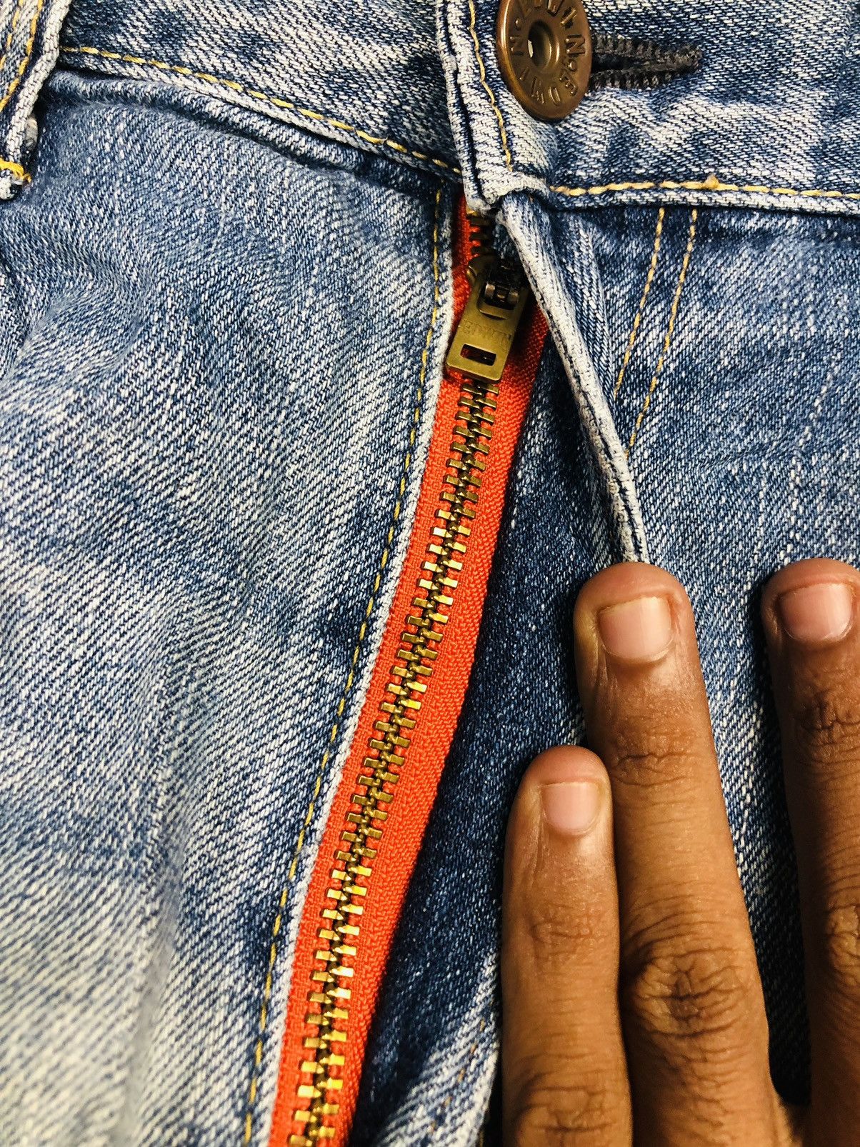 Edwin Edwin Distressed Jeans (37) Size US 33 - 9 Thumbnail