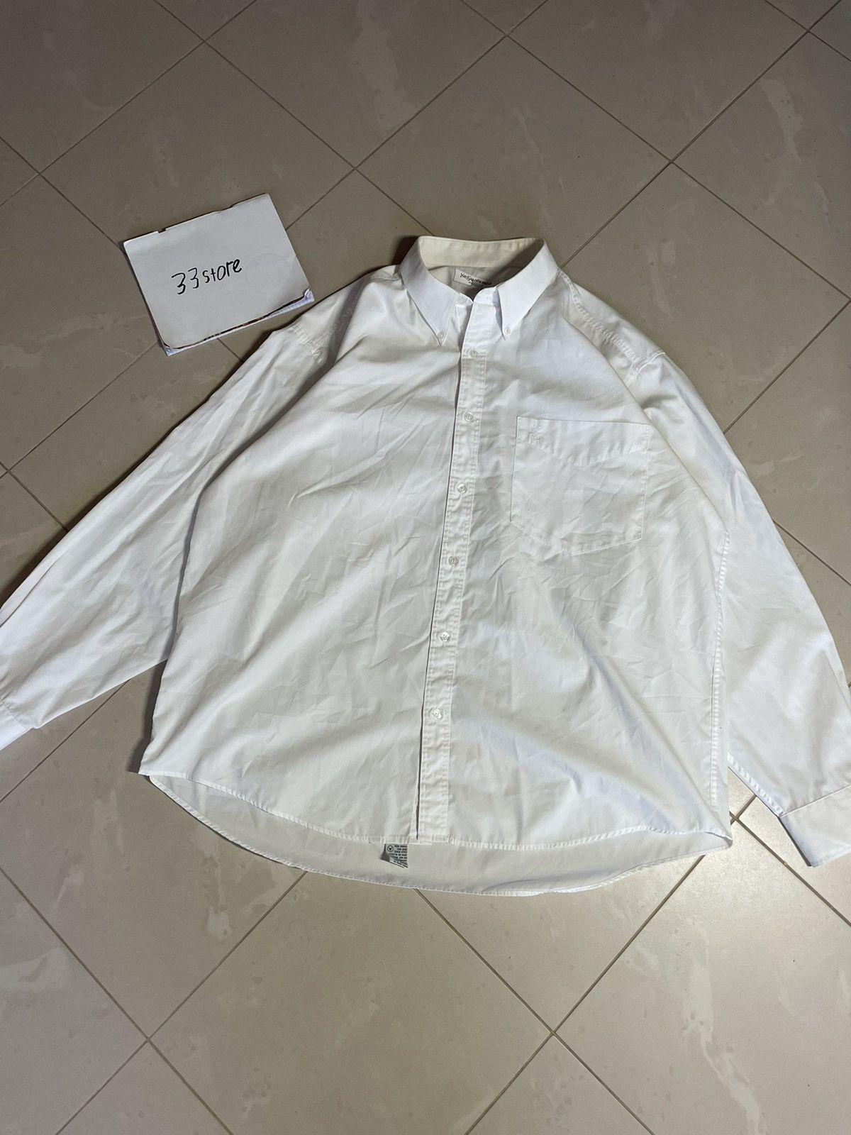 Yves Saint Laurent Yves Saint Laurent YSL shirt Size US L / EU 52-54 / 3 - 1 Thumbnail