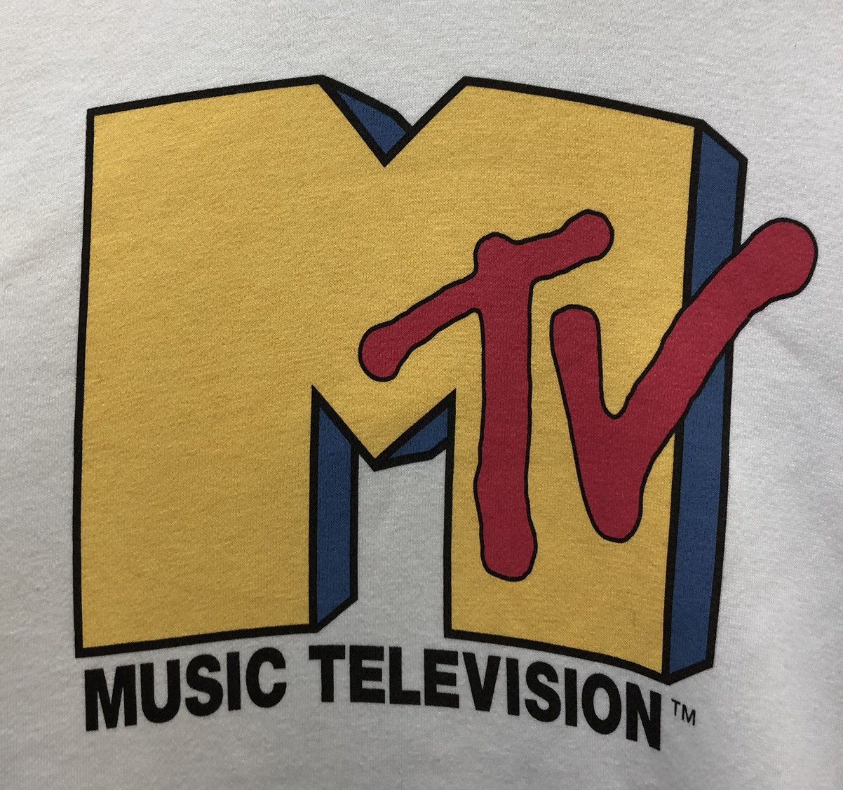 GU GU x MTV Logo Hoodie – Vintage Style – White Size US M / EU 48-50 / 2 - 4 Thumbnail