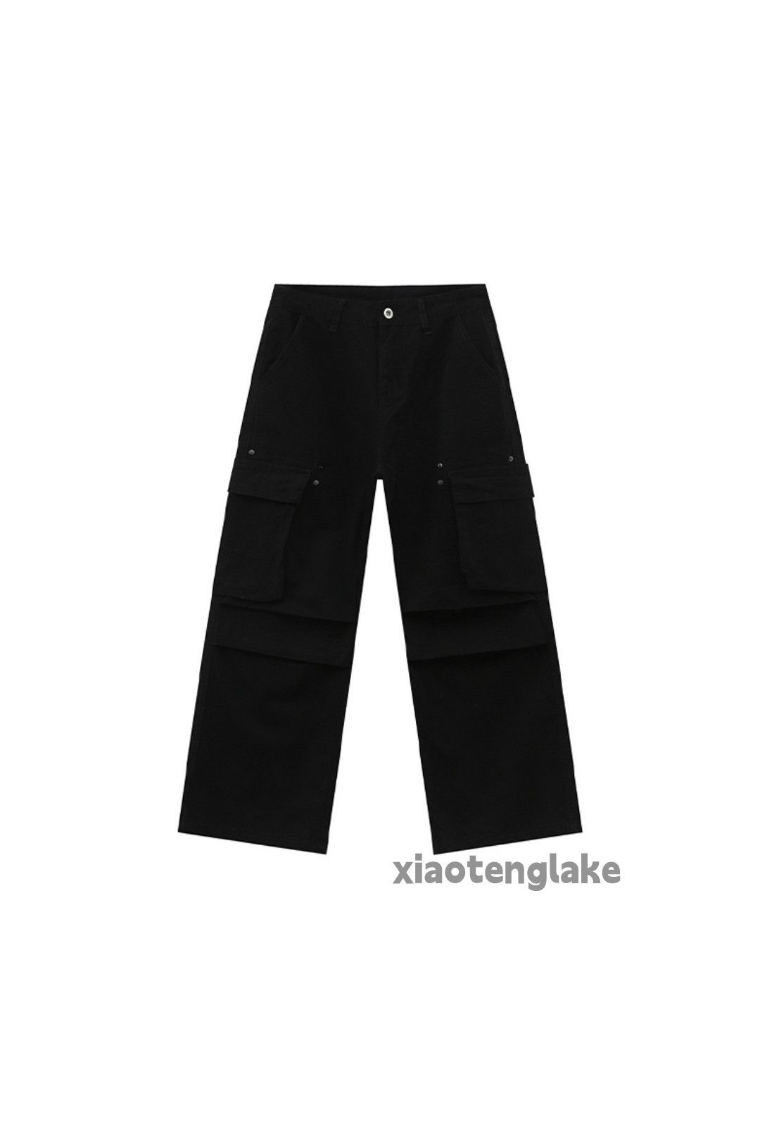 Vintage xz vintage loose baggy hiphop cargo flared pleated pants Size US 31 - 9 Thumbnail