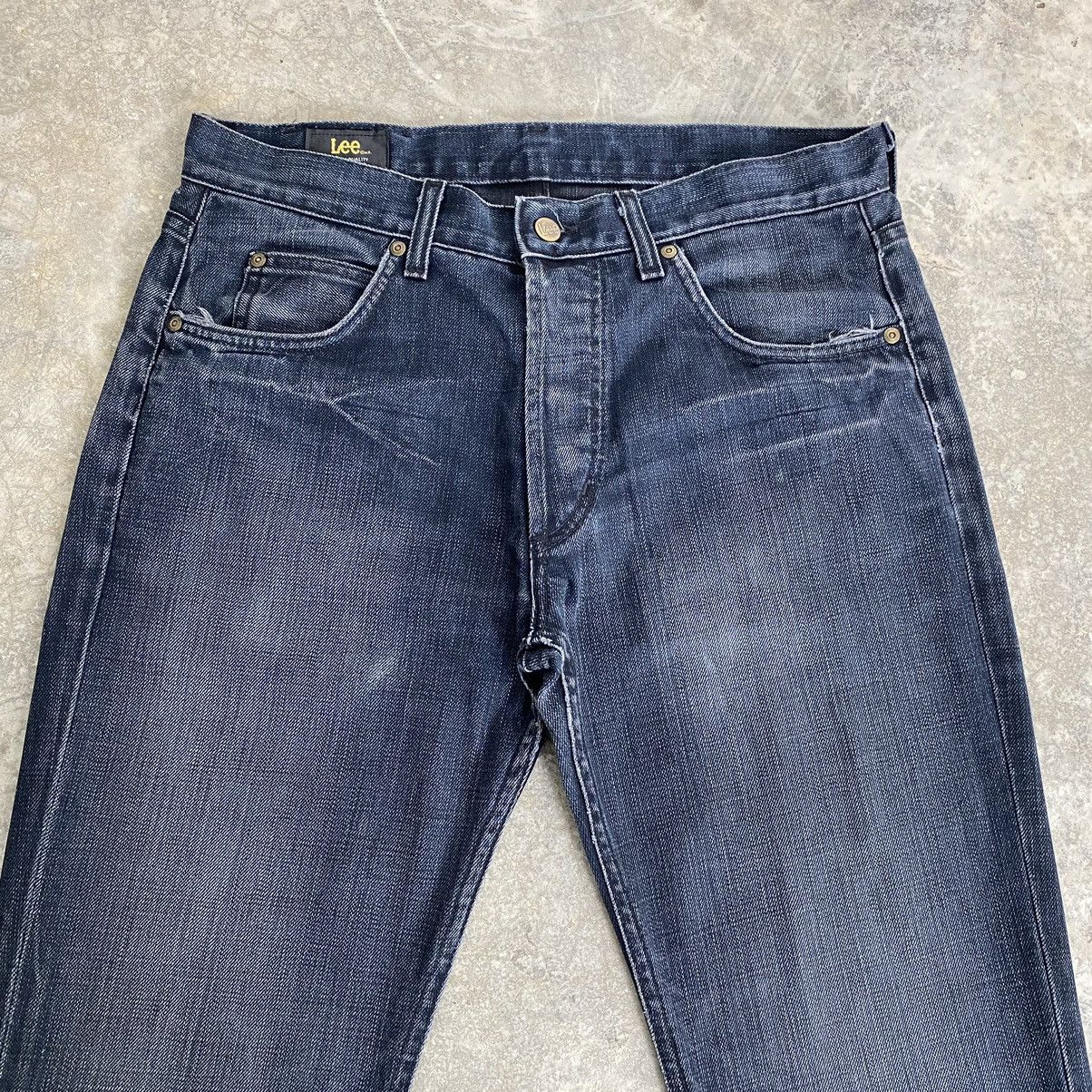 Lee Vintage Lee Faded Black Flared Denim Jeans Size US 34 / EU 50 - 2 Thumbnail