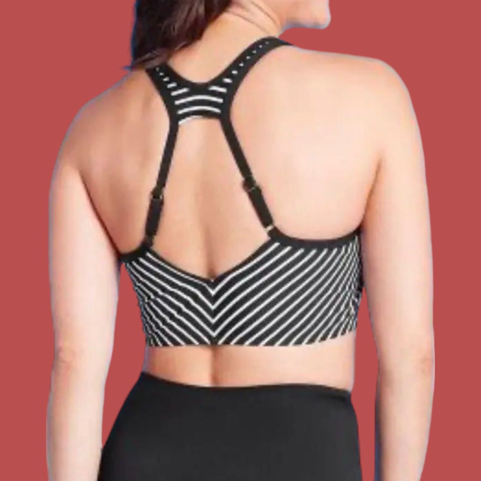 Other Kona Sol - Women's Longline Twist Bikini Top - Black/White - Size ONE SIZE - 2 Thumbnail