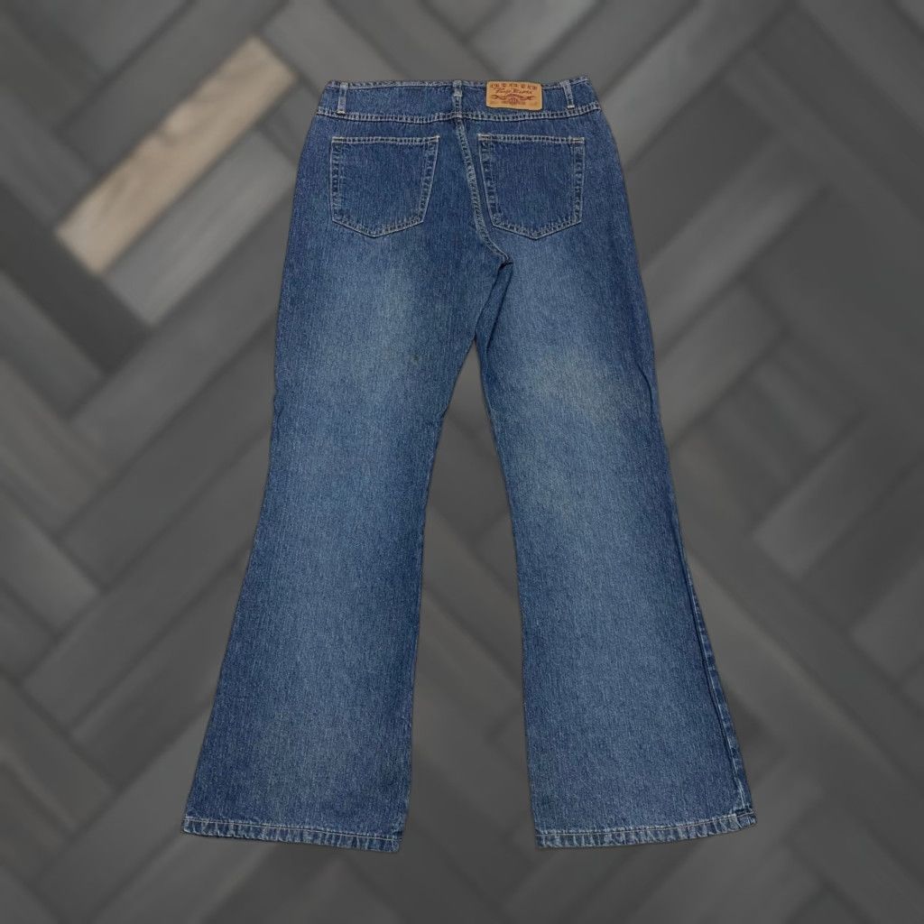 Vintage VINTAGE Paris Blues Jeans Flare Jeans Button Fly Y2K 90s Blue Denim Junior Size 13 Womens Size 34" / US 12 / IT 48 - 1 Thumbnail