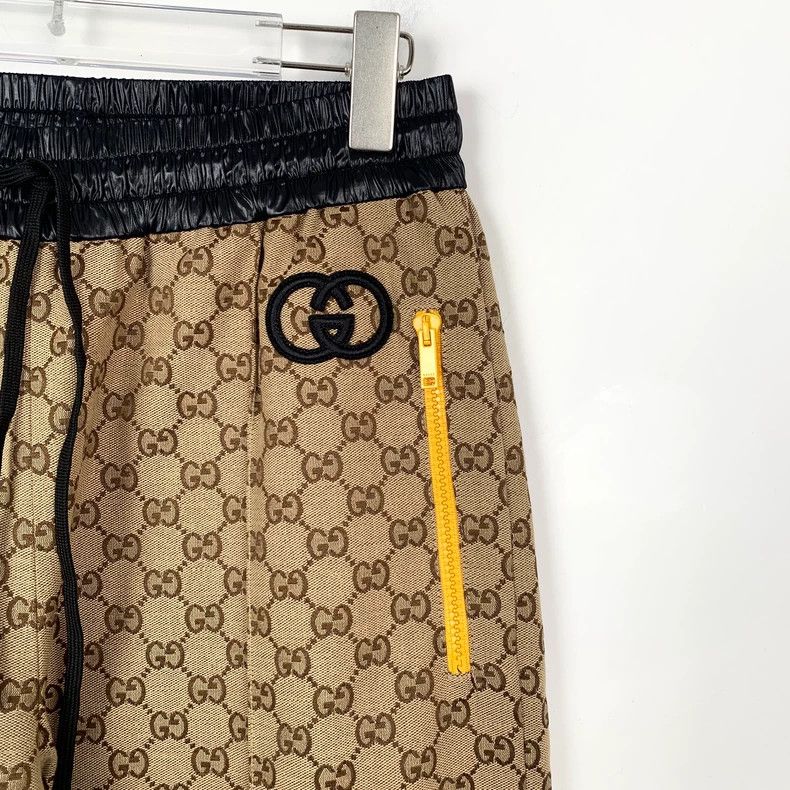 Gucci Gucci Size M Brown logo old flower full print cotton draws Size US 32 / EU 48 - 3 Thumbnail