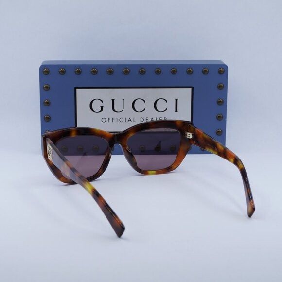 Gucci 🕶️ New Gucci GG1844SA 003 Sunglasses - Shiny Havana Frame Size ONE SIZE - 10 Thumbnail