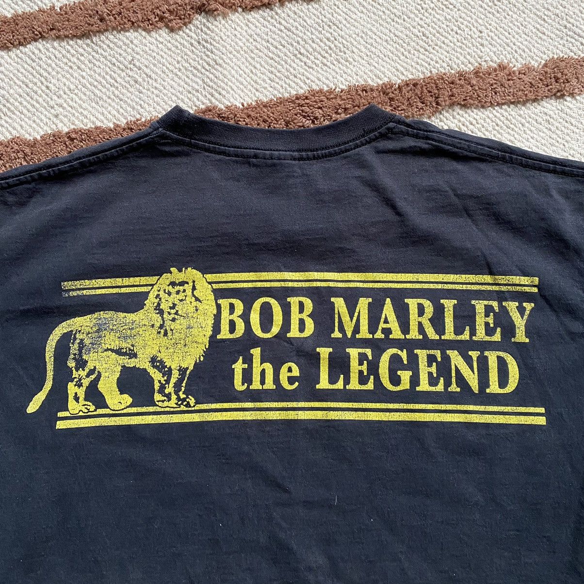 Band Tees VINTAGE BOB MARLEY LION JAMICA FADED T SHIRT Size US M / EU 48-50 / 2 - 4 Thumbnail