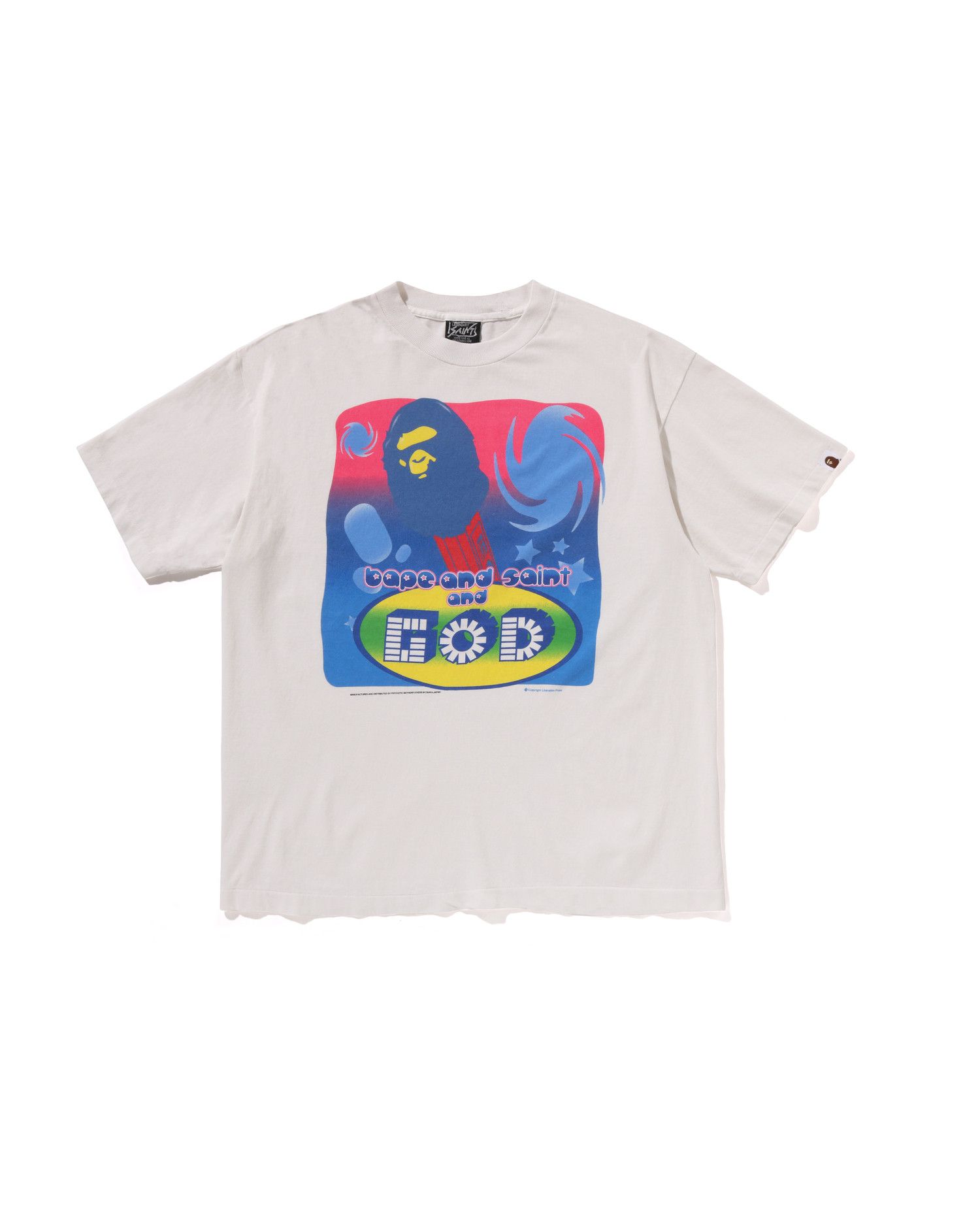 Bape × Saint Michael Bape X Saint Mxxxxxx Guns Tee | Grailed