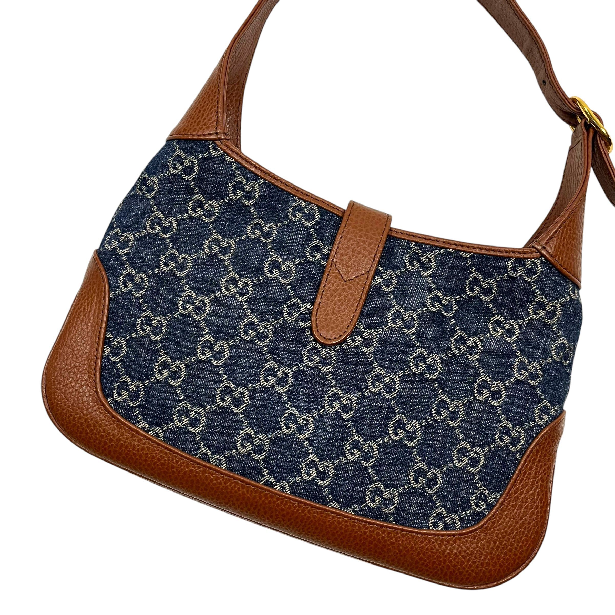 Gucci Gucci Jackie 1961 GG Denim Bag - O/S Size ONE SIZE - 5 Thumbnail